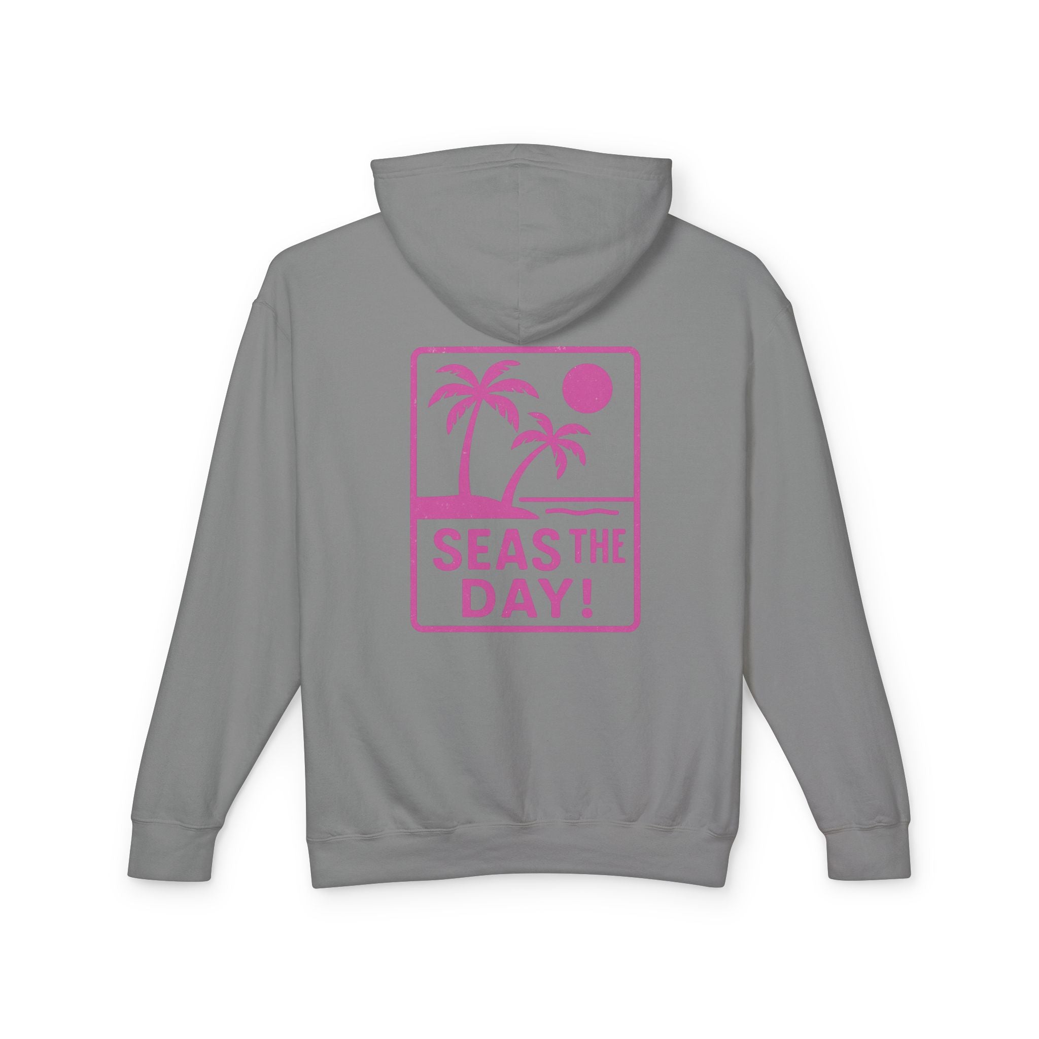 Tropic Beach 'Seas the Day' Hoodie - Hot Summer Pink