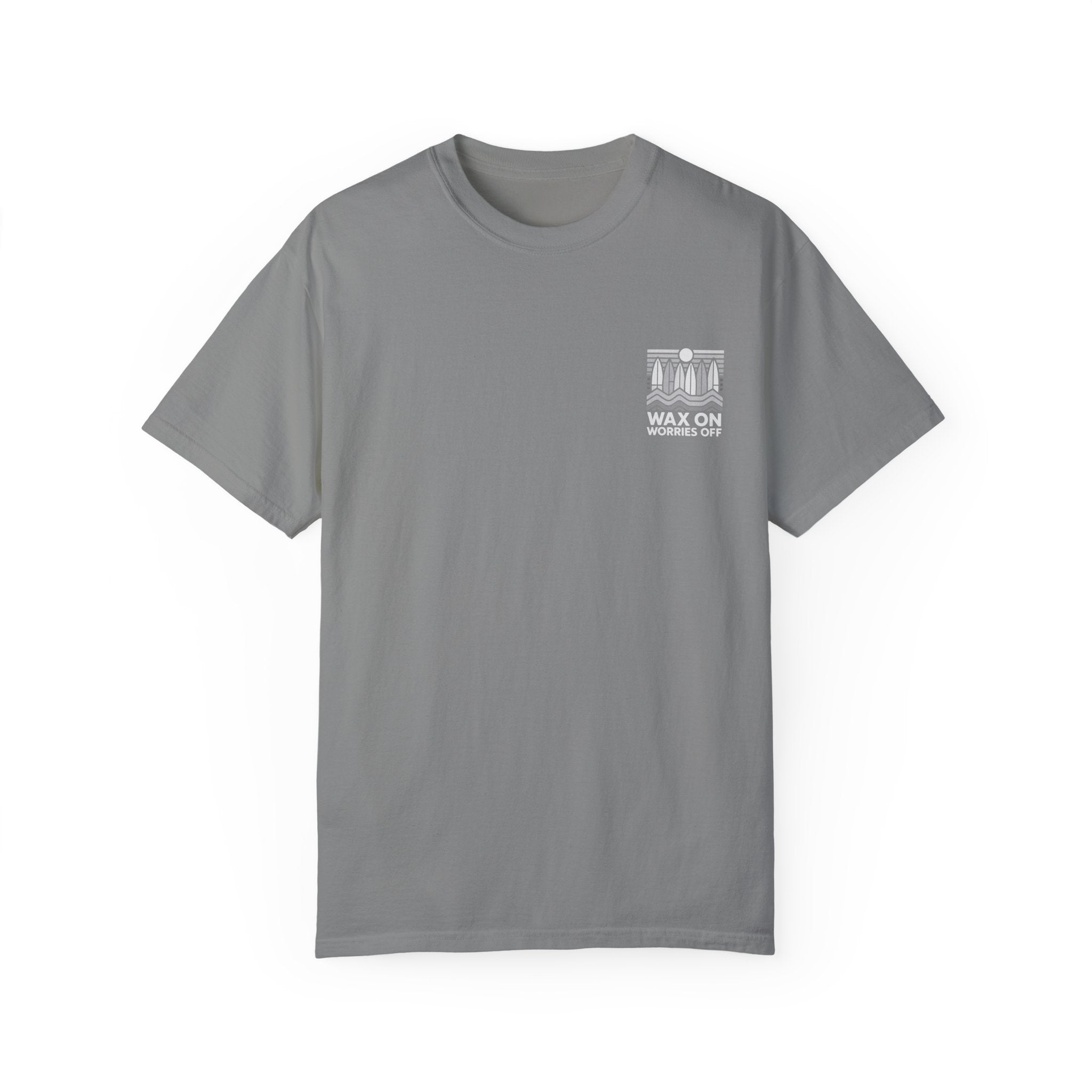 Boards Up 'Wax On' Relaxed Tee - Wave White
