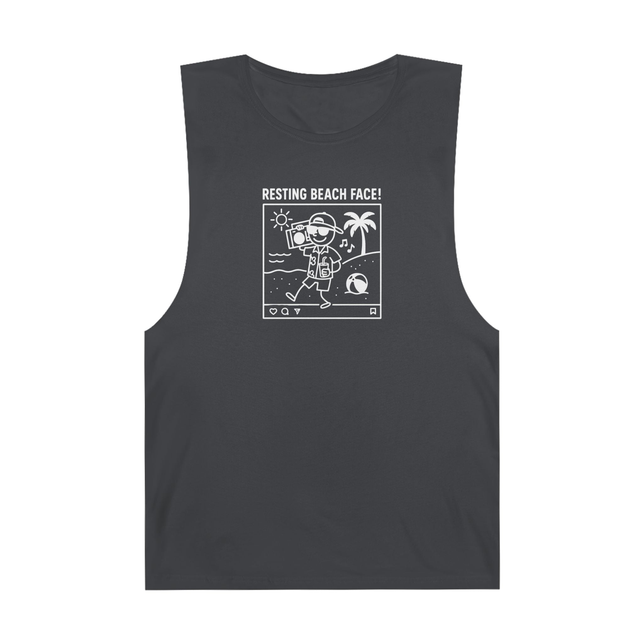 Resting Beach Face! Chill Tank - Boombox