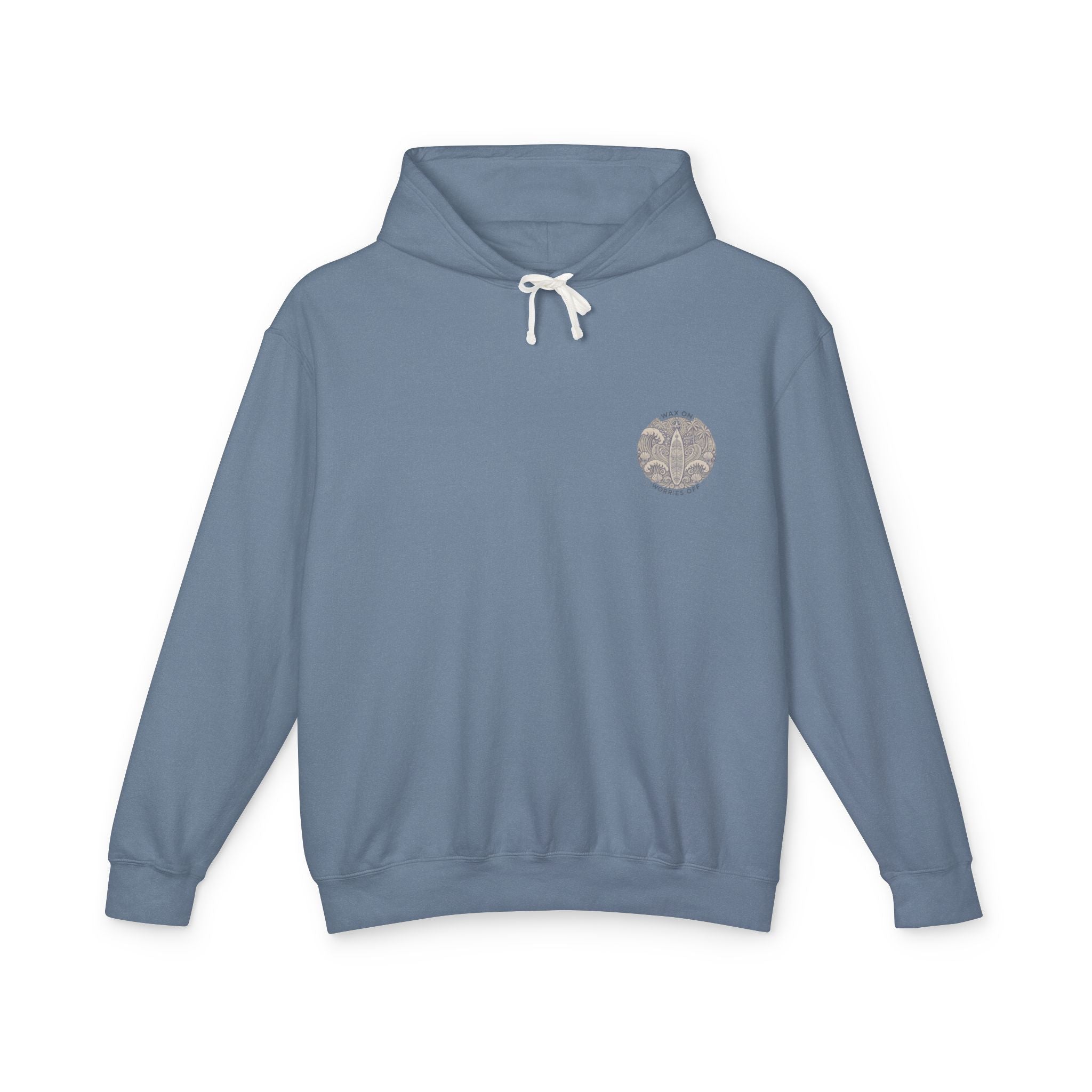 Vintage 'Wax On' Hoodie - Sand