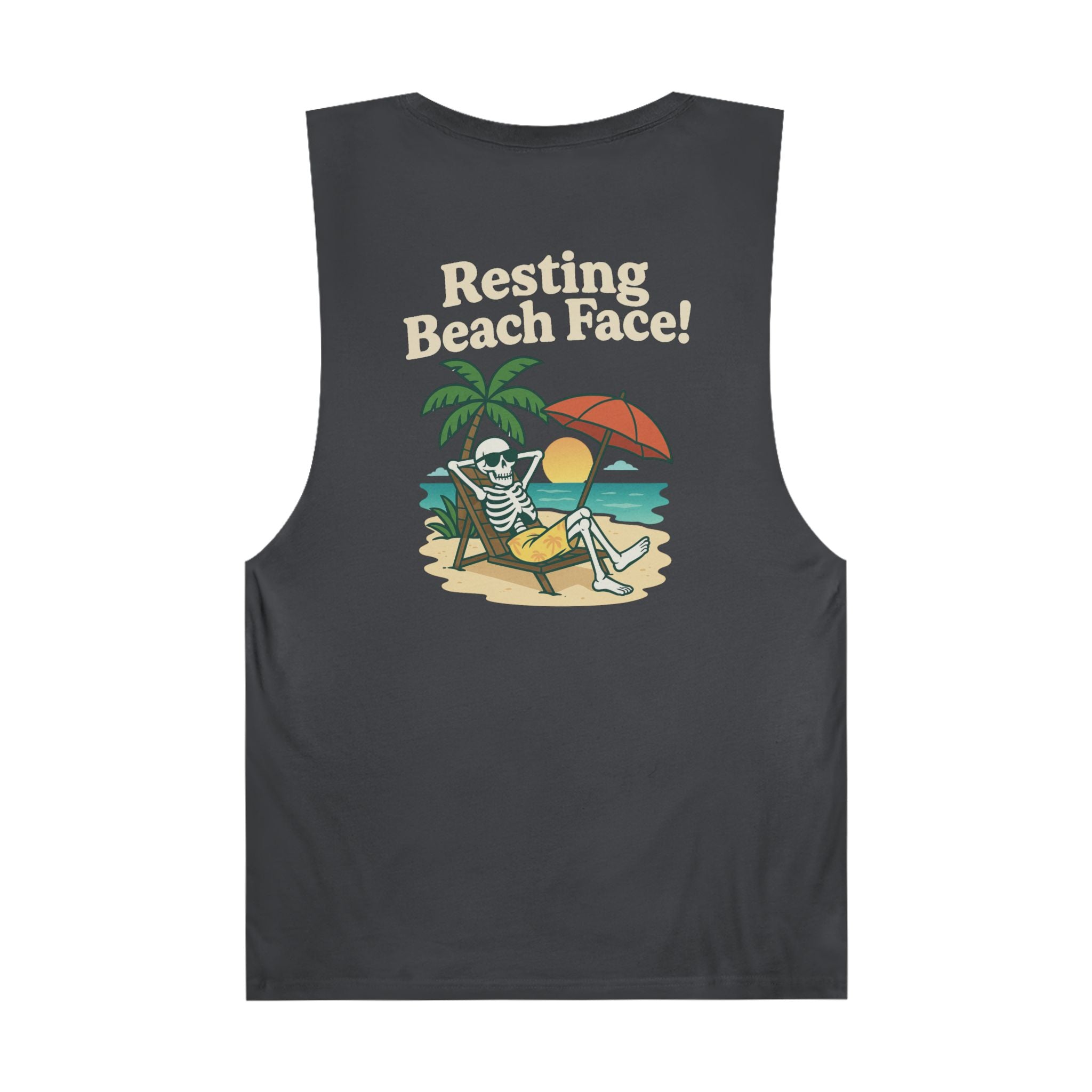Skully 'Resting Beach Face' Chill Tank