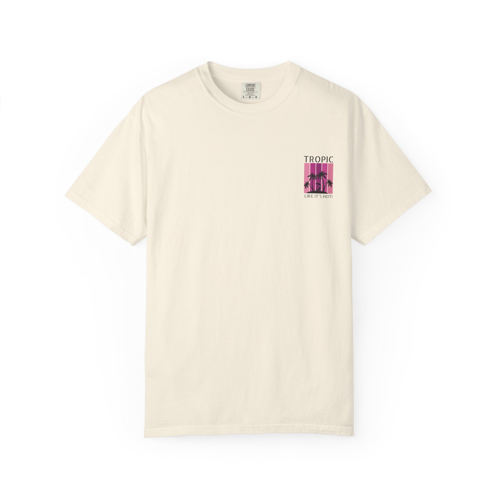 Tropic Panels Relaxed Tee - Hot Summer Pink