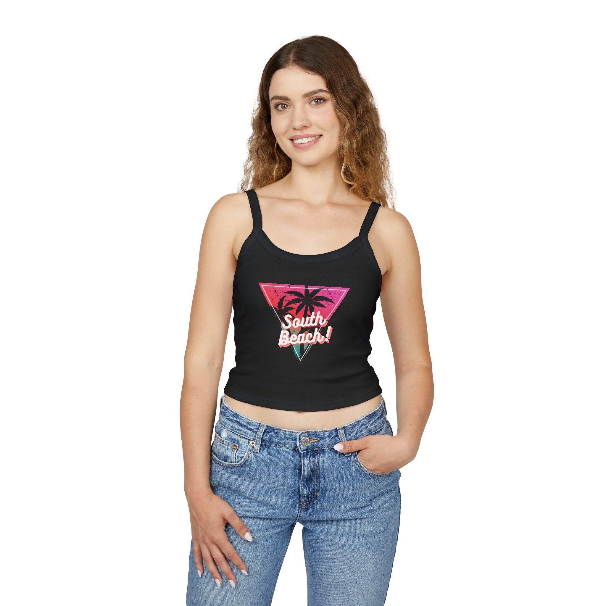 Watermelon Paradise 'South Beach' Spaghetti Strap Tank