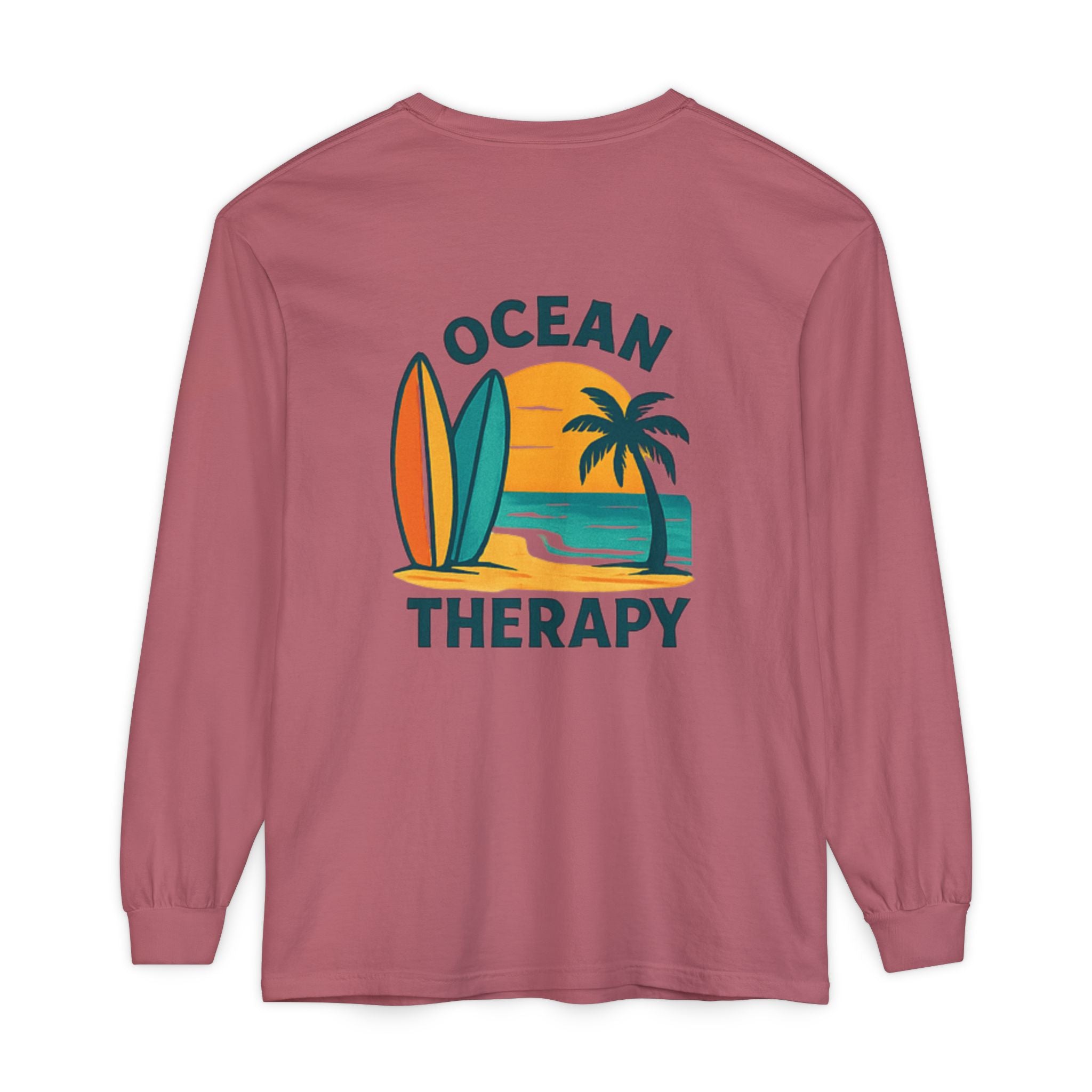 Ocean Therapy Long Sleeve Tee - Boards Up