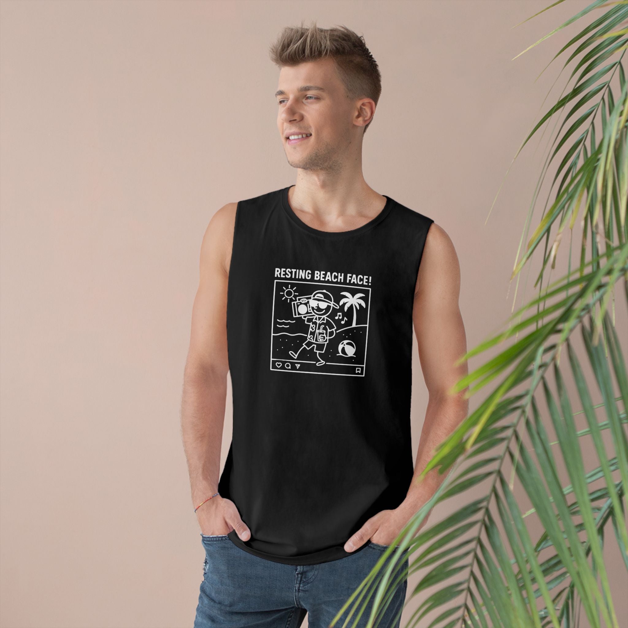 Resting Beach Face! Chill Tank - Boombox