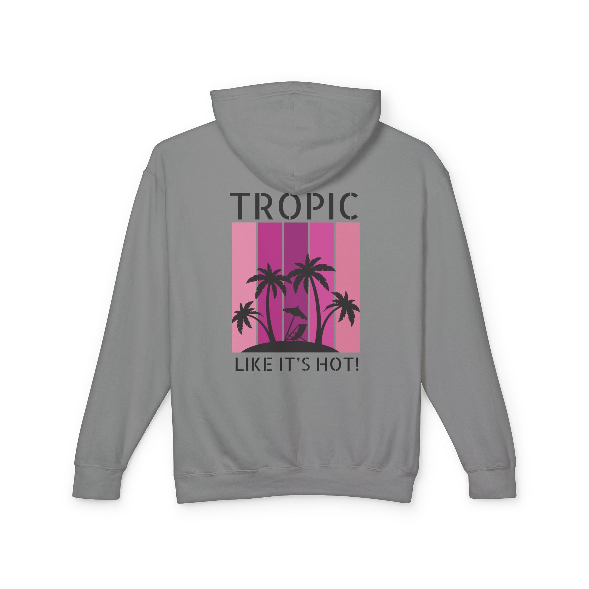 Tropic Panels Hoodie - Hot Summer Pink