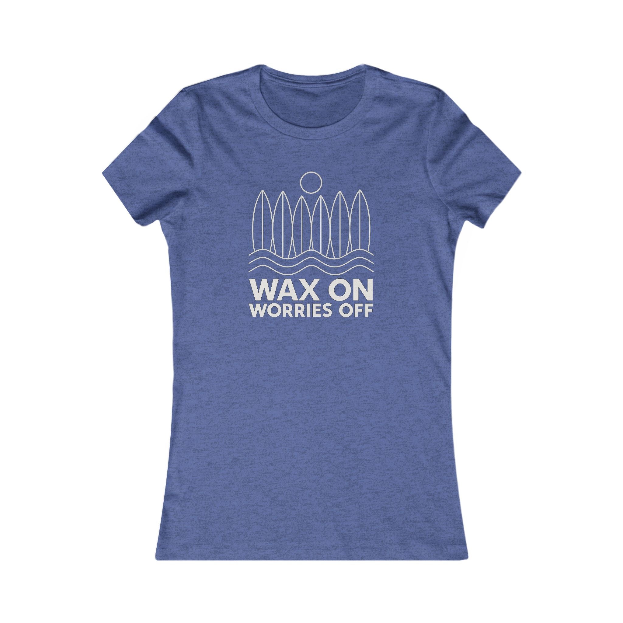 Boards Up 'Wax On' Favorite Tee - White Outline