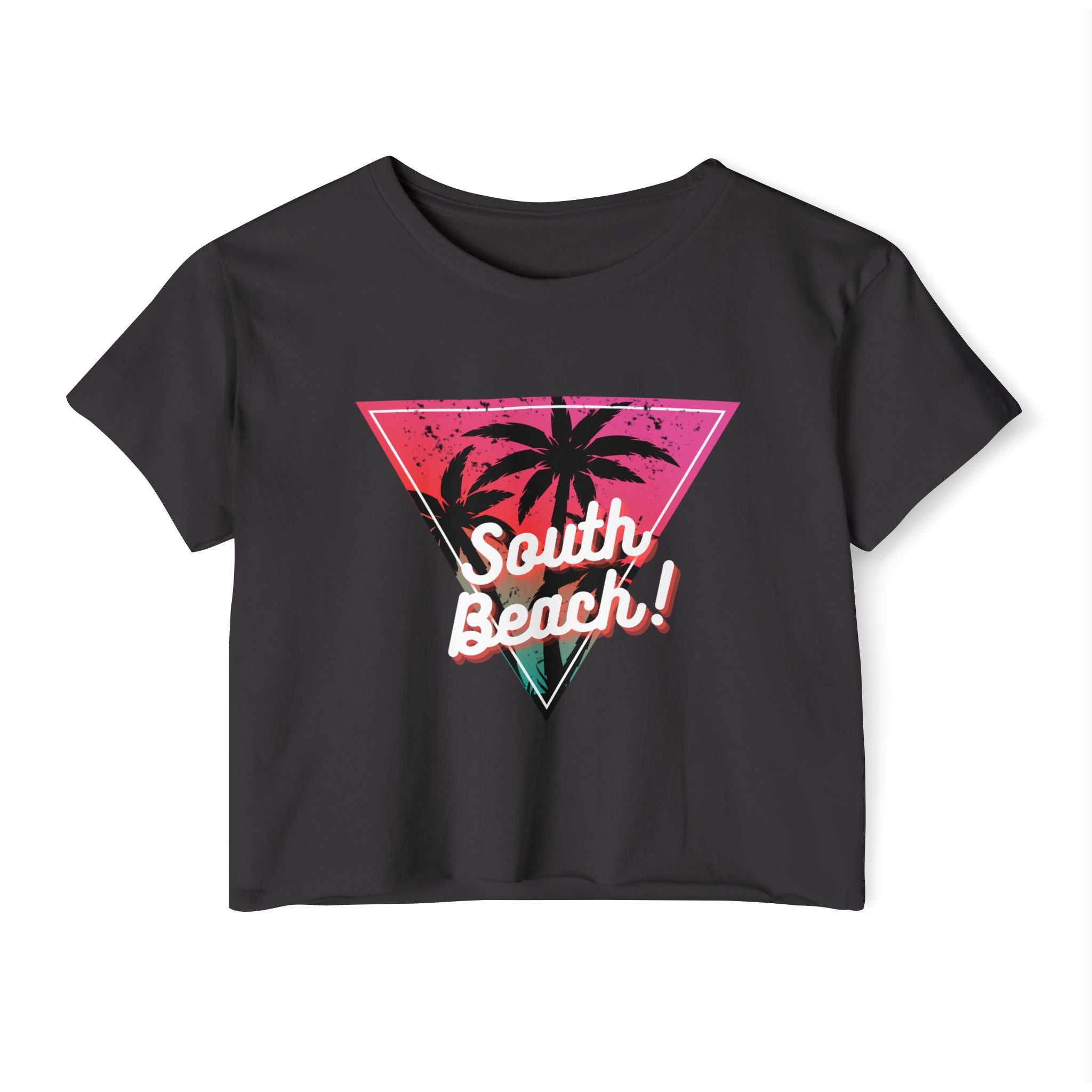 Watermelon Paradise 'South Beach' Festival Crop Top