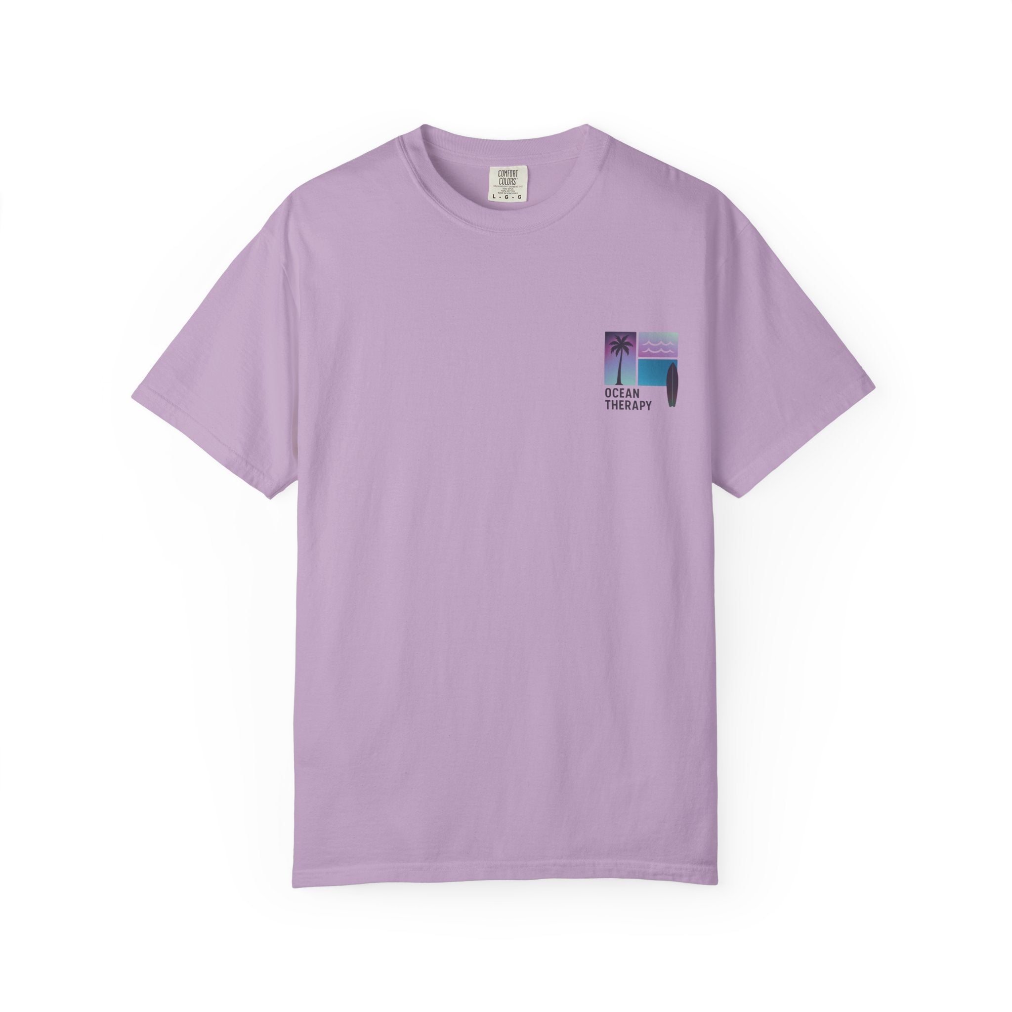 Ocean Therapy Relaxed Tee - Beach Block Purple