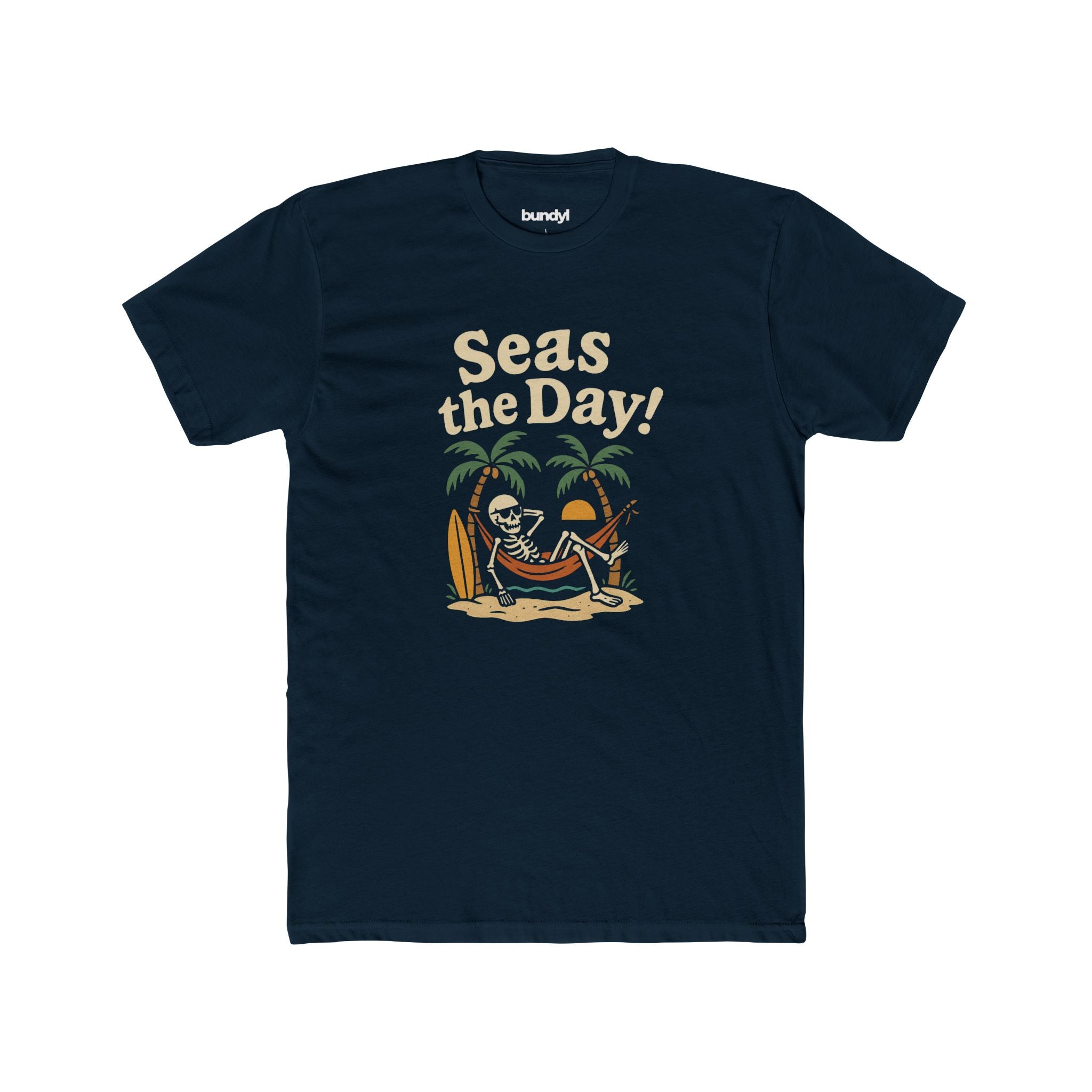 Skully 'Seas the Day' Fitted Tee