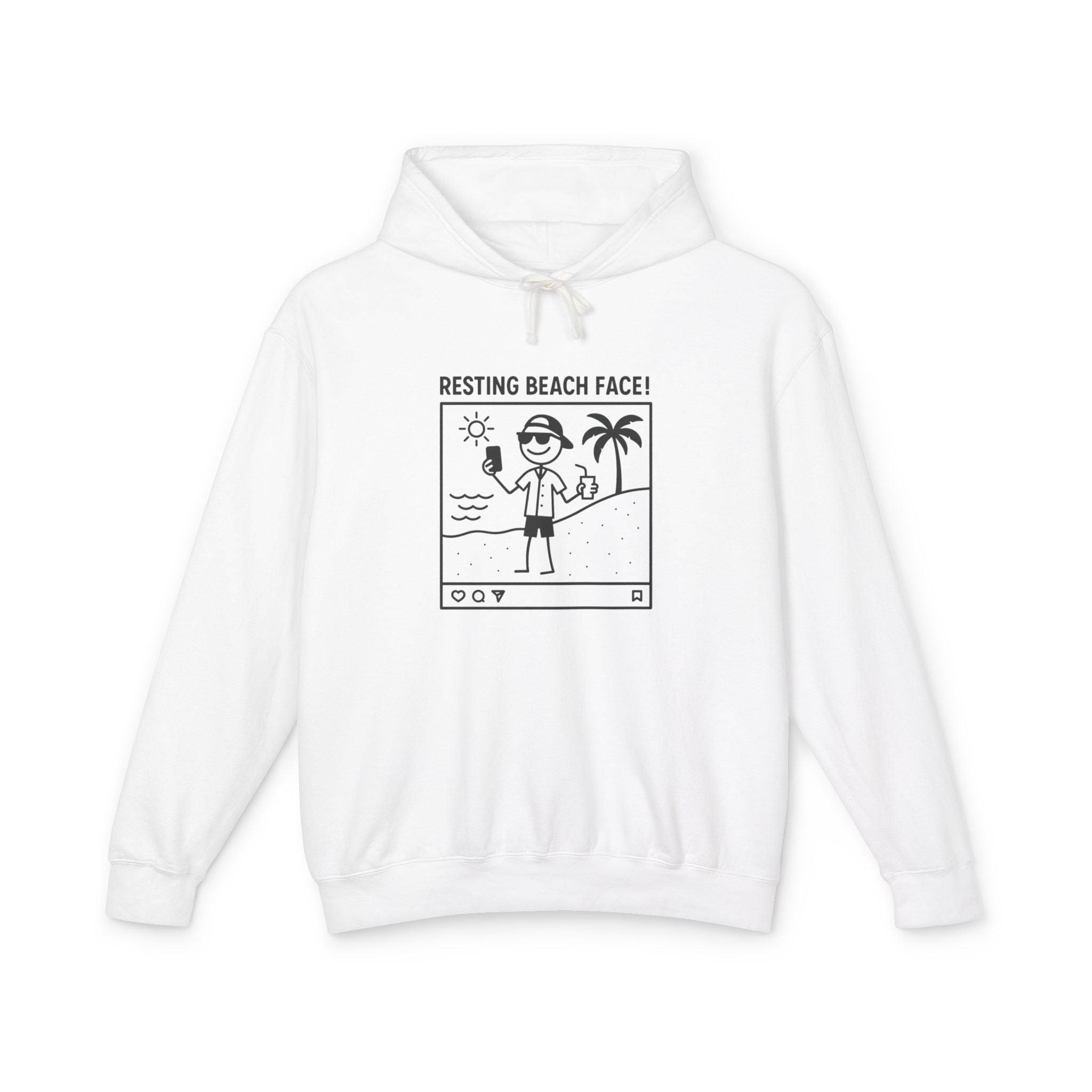 Resting Beach Face! Hoodie - Selfie Guy
