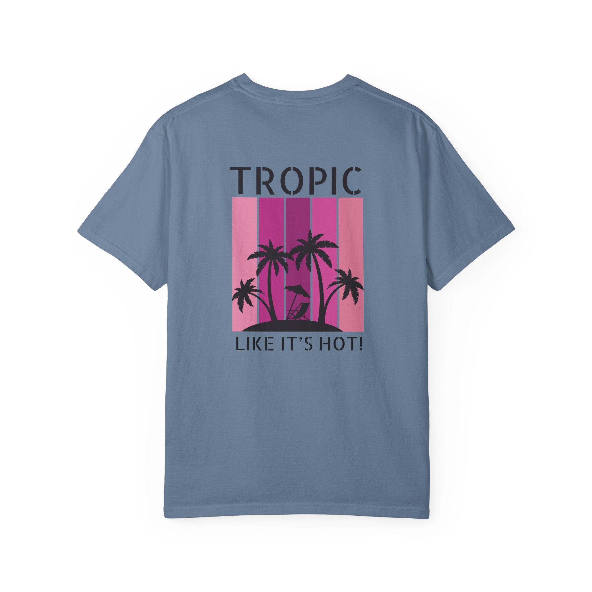 Tropic Panels Relaxed Tee - Hot Summer Pink