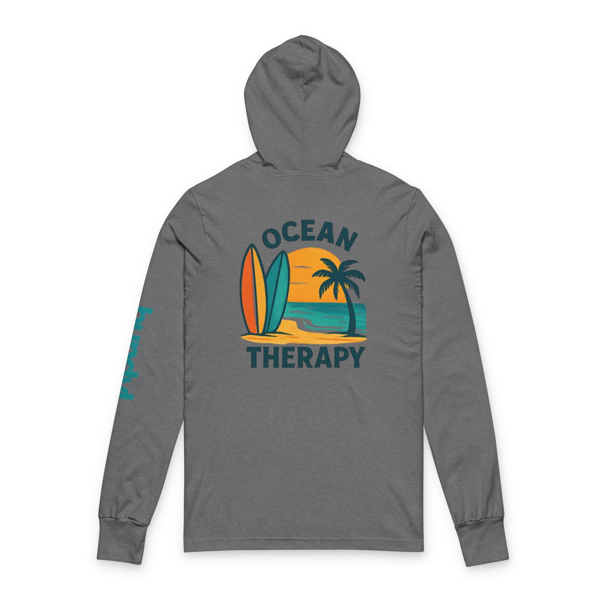 Ocean Therapy Long Sleeve Hooded Tee - Boards Up