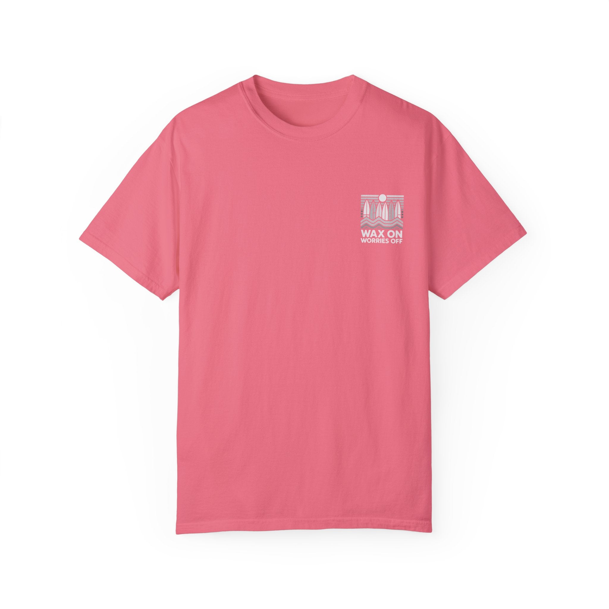 Boards Up 'Wax On' Relaxed Tee - Wave White