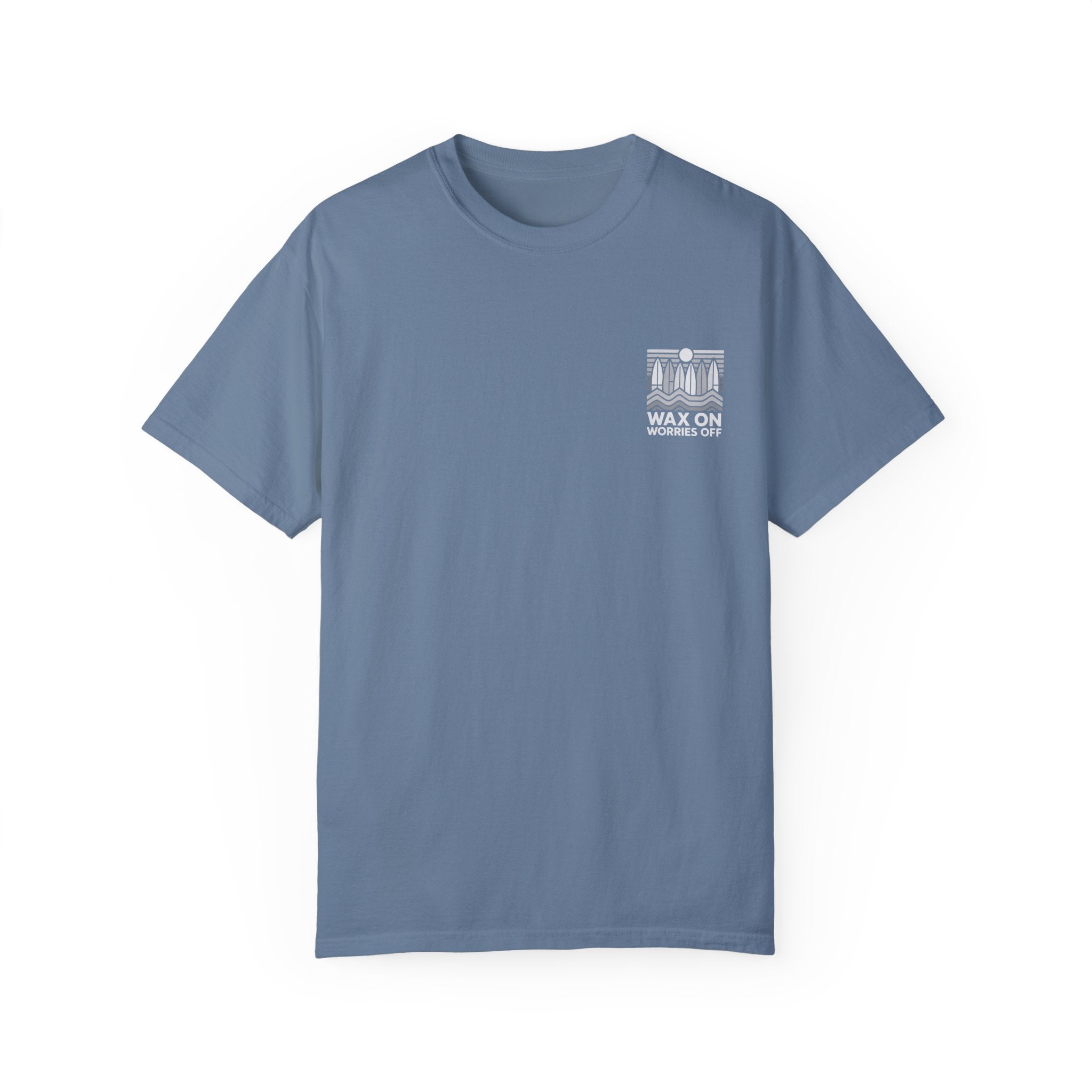 Boards Up 'Wax On' Relaxed Tee - Wave White