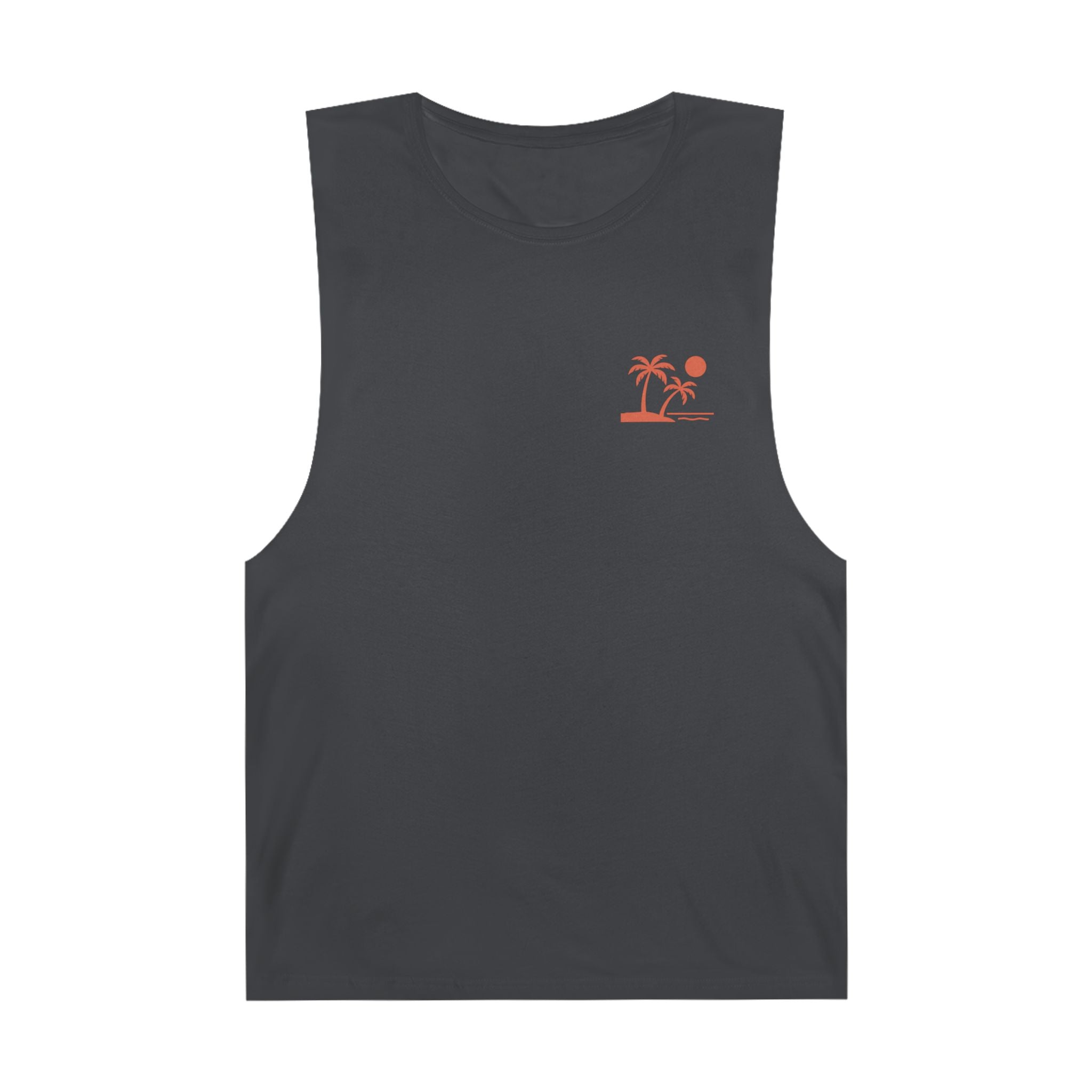 Tropic Beach 'Seas the Day' Chill Tank - Sunset Orange