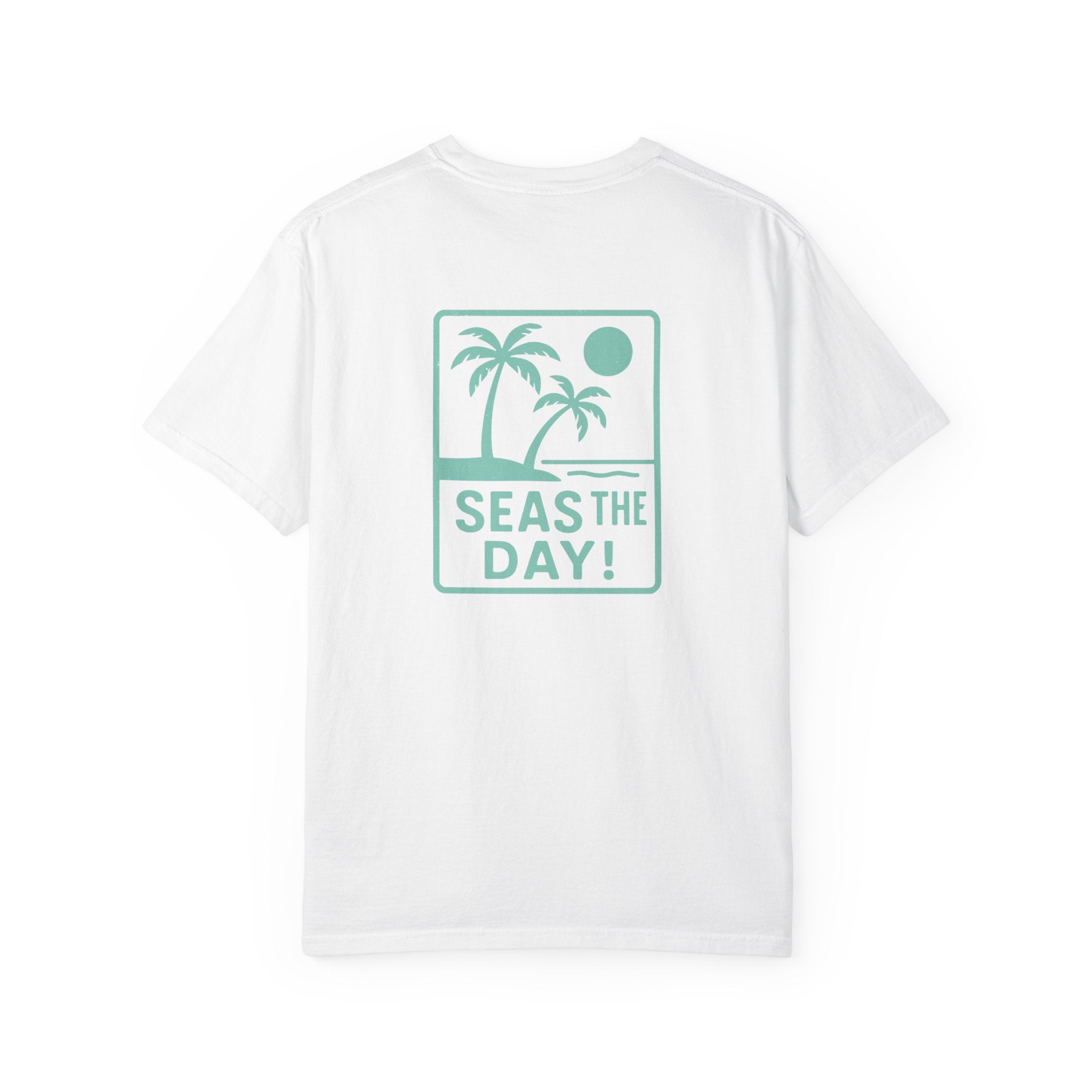 Tropic Beach 'Seas the Day' Relaxed Tee - Seafoam Green
