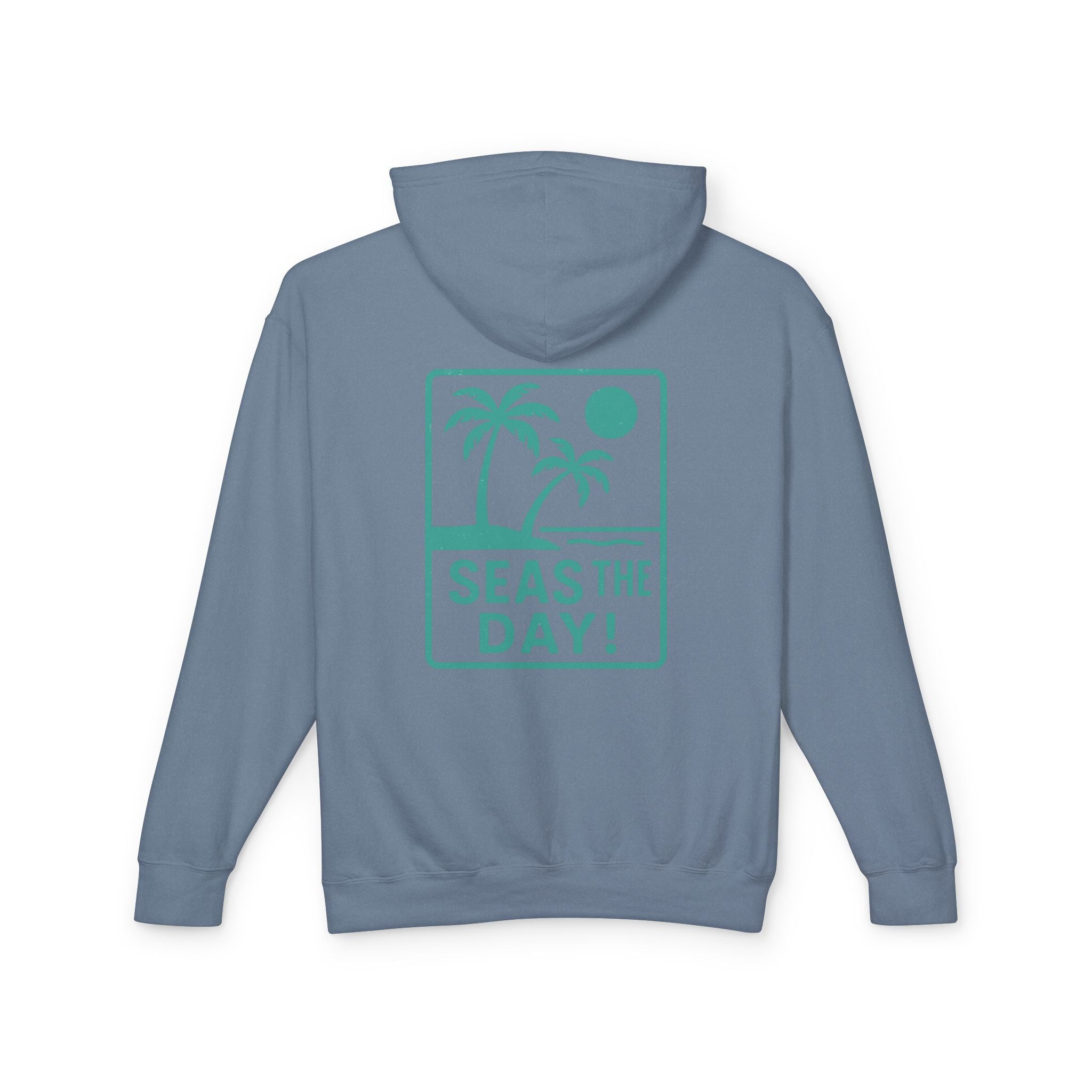 Tropic Beach 'Seas the Day' Hoodie - Seafoam Green
