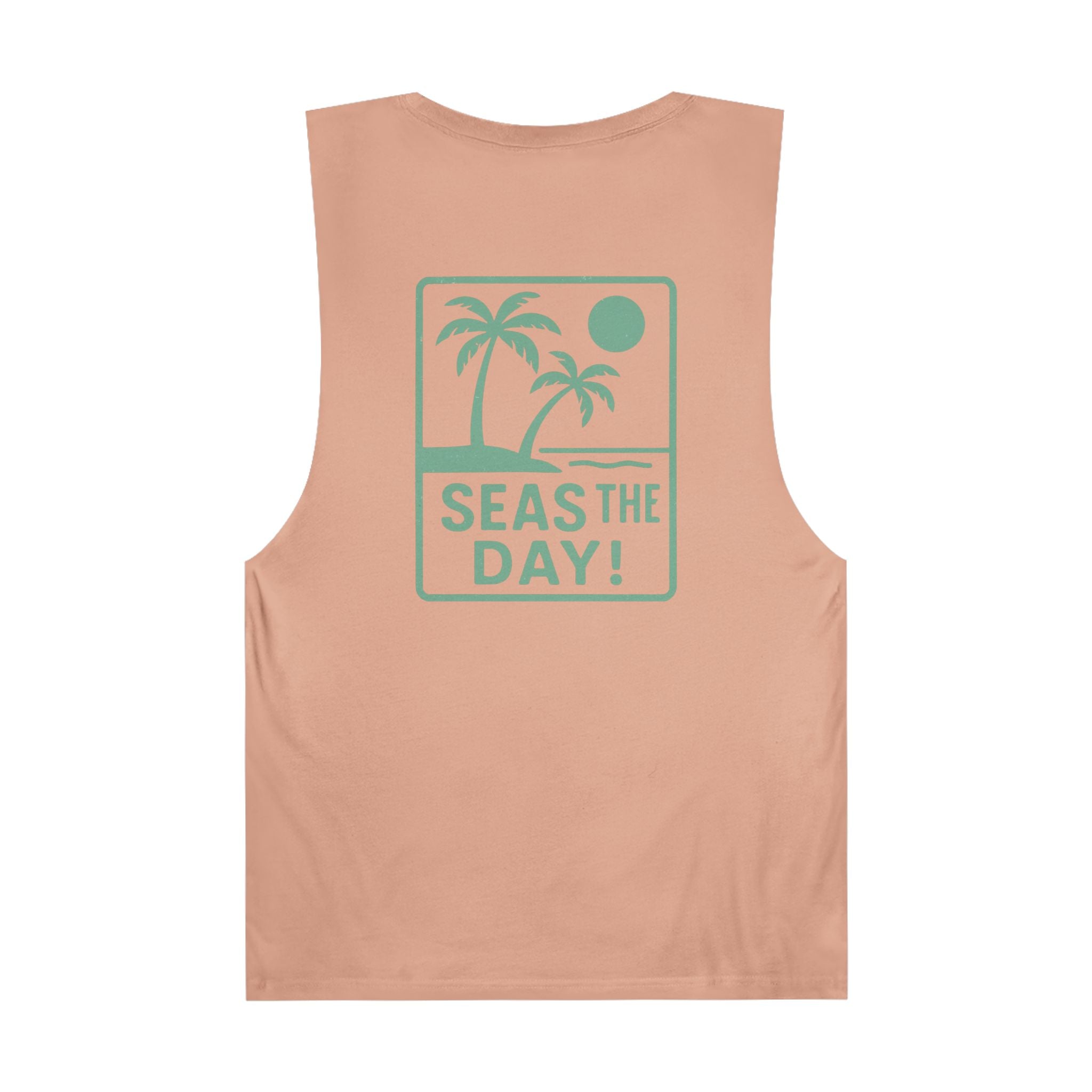 Tropic Beach 'Seas the Day' Chill Tank - Seafoam Green