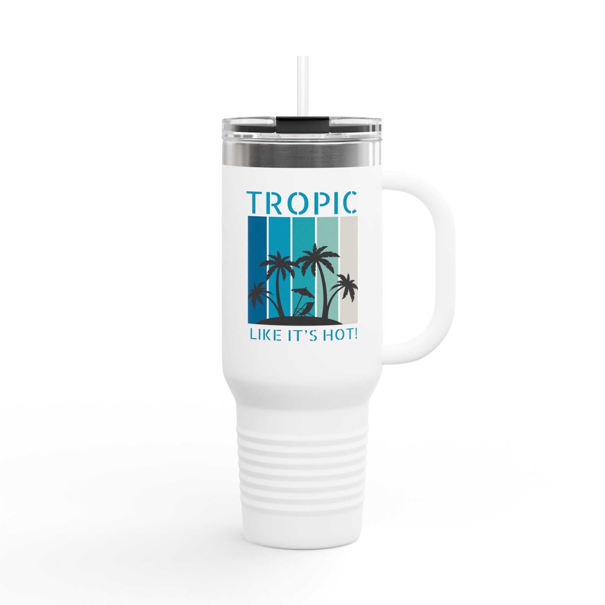 Tropic Panels Tumbler - Big Blue Sky