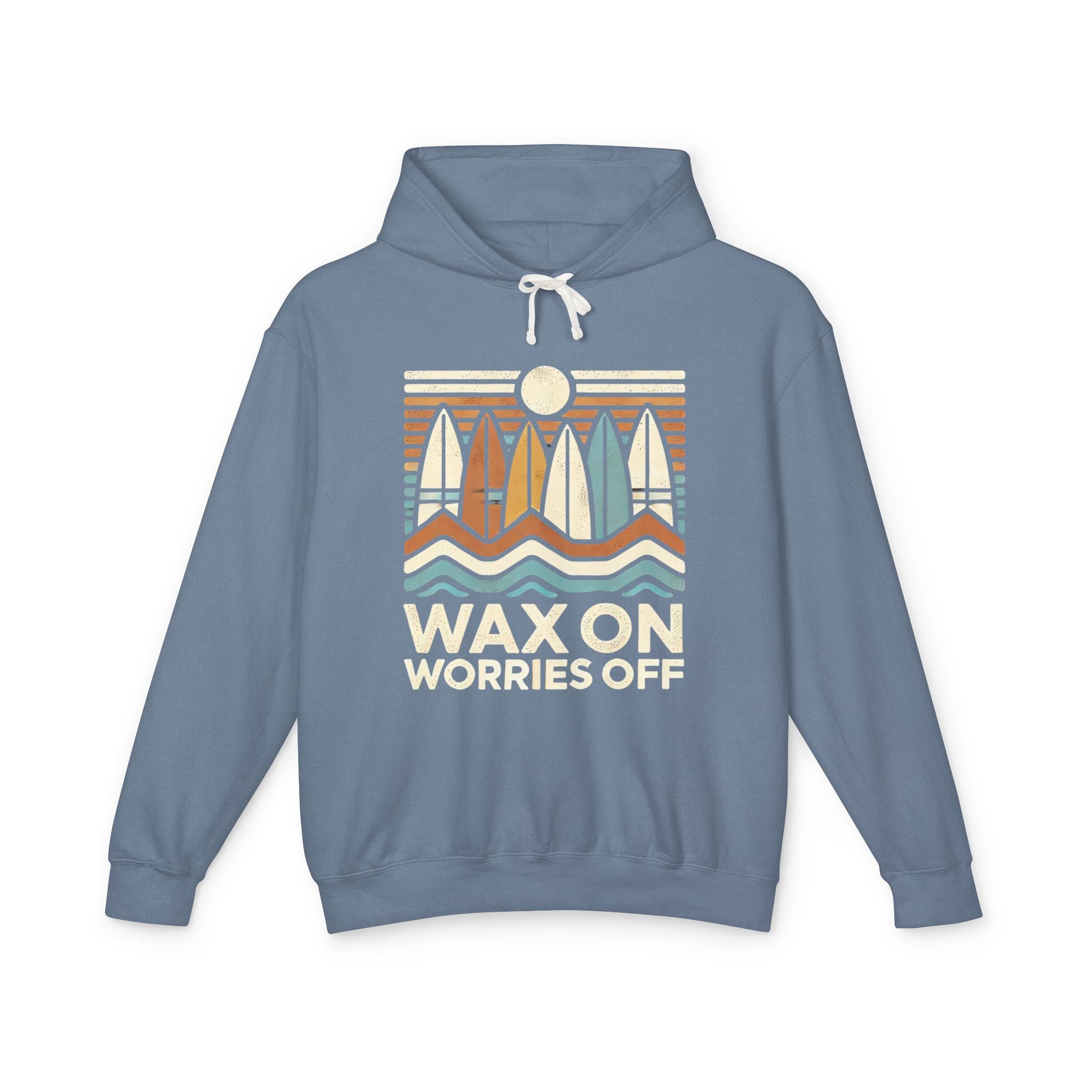 Boards Up 'Wax On' Hoodie - Sand & Sky