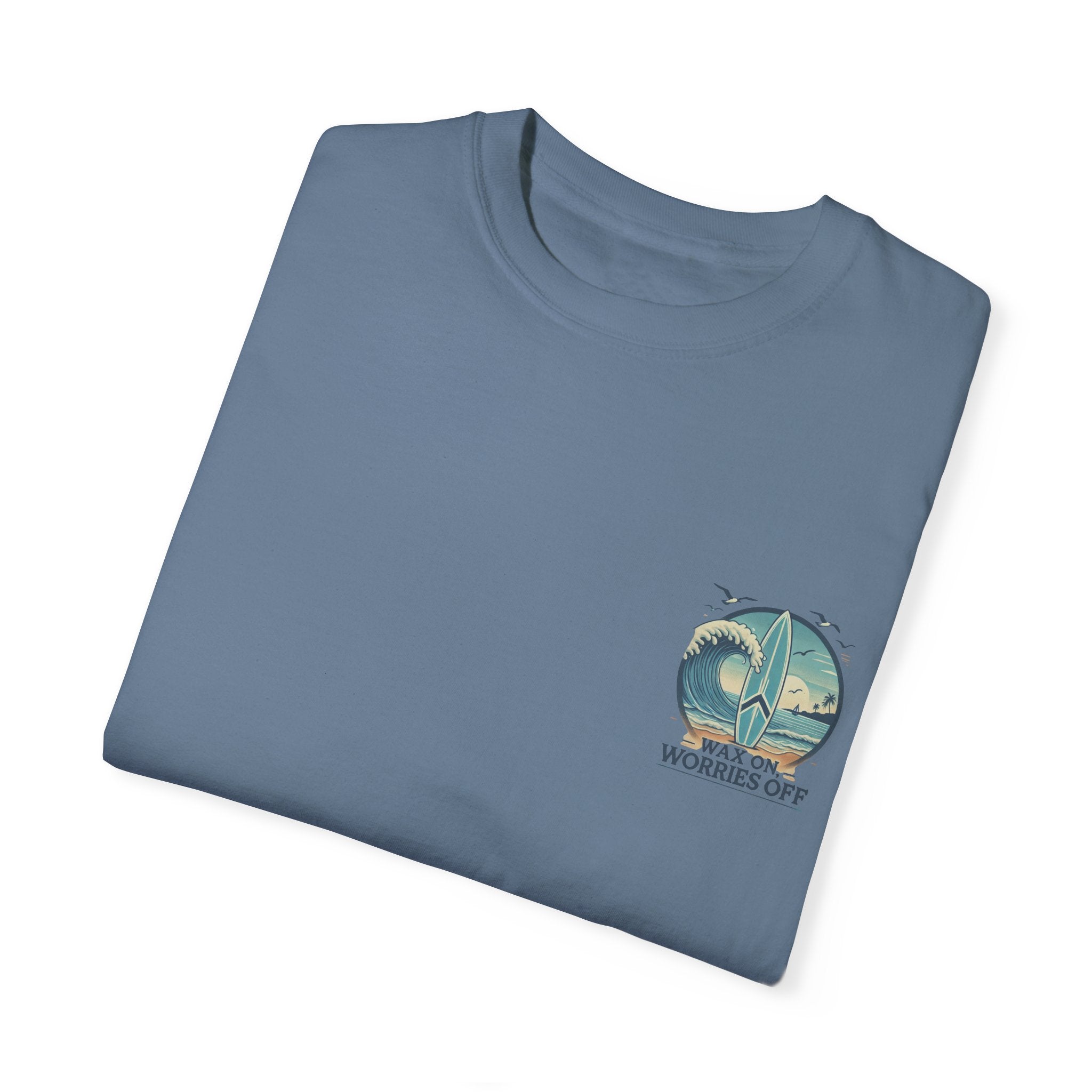 Wave Crest 'Wax On' Relaxed Tee - Acapulco Green