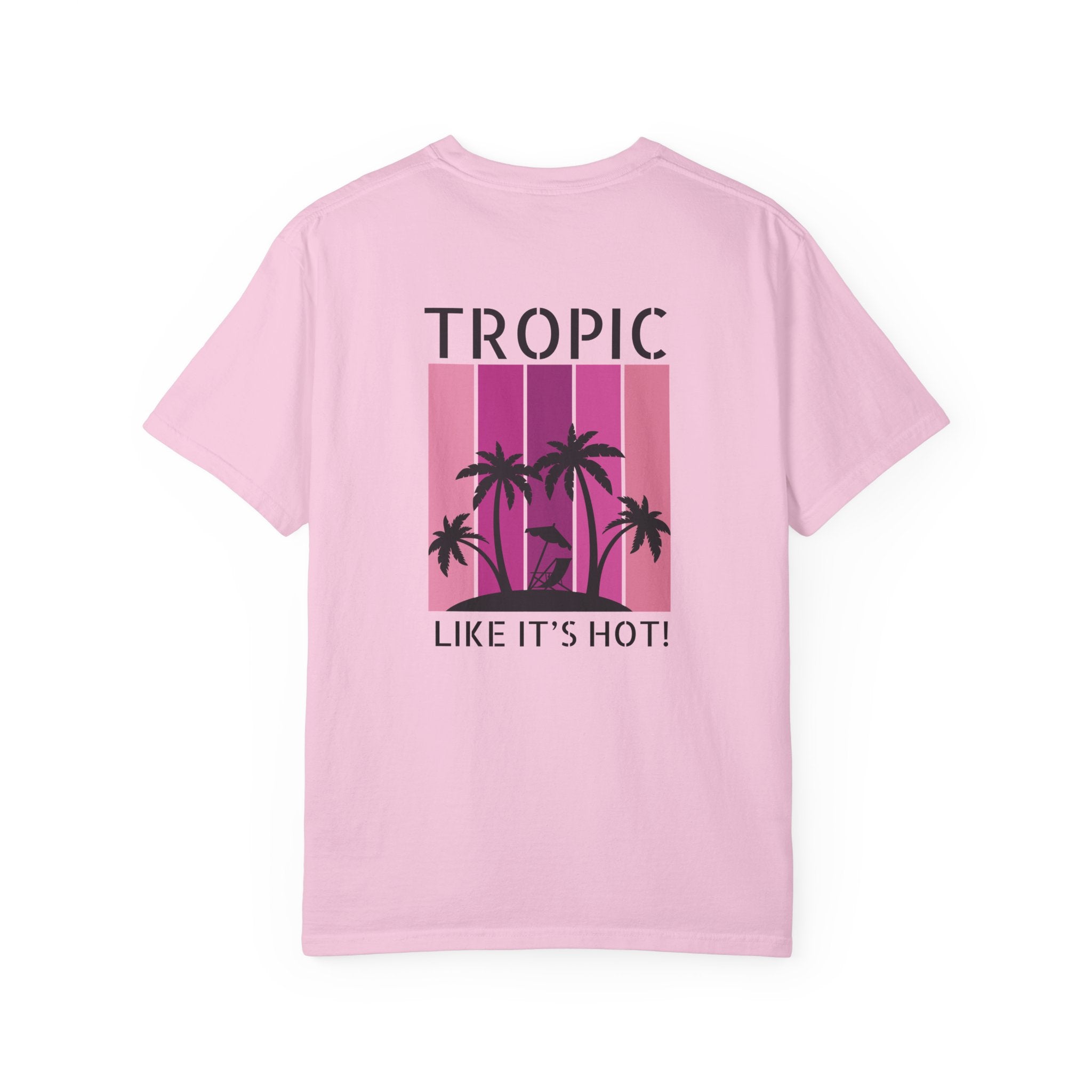 Tropic Panels Relaxed Tee - Hot Summer Pink