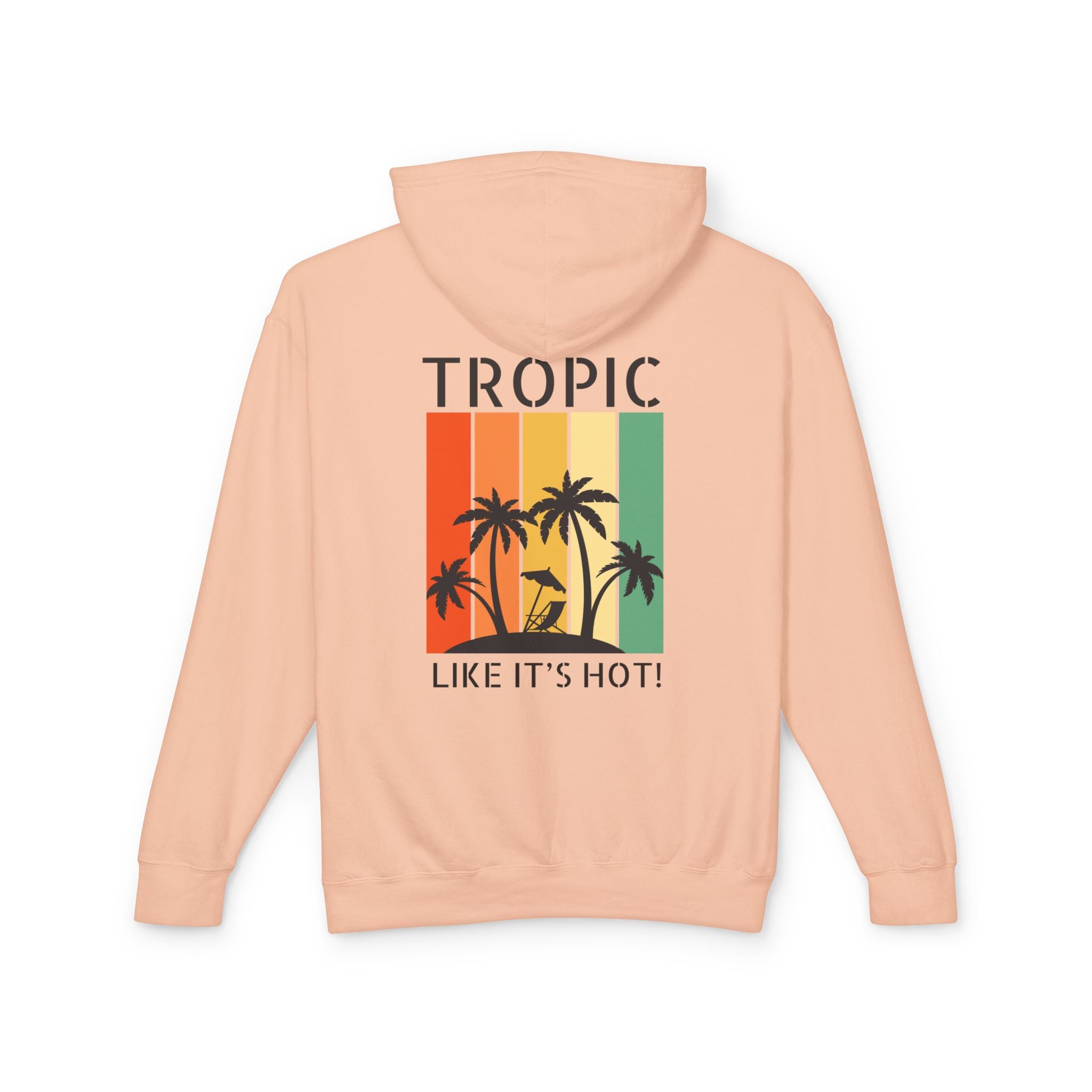 Tropic Panels Hoodie - Rainbow Sunset