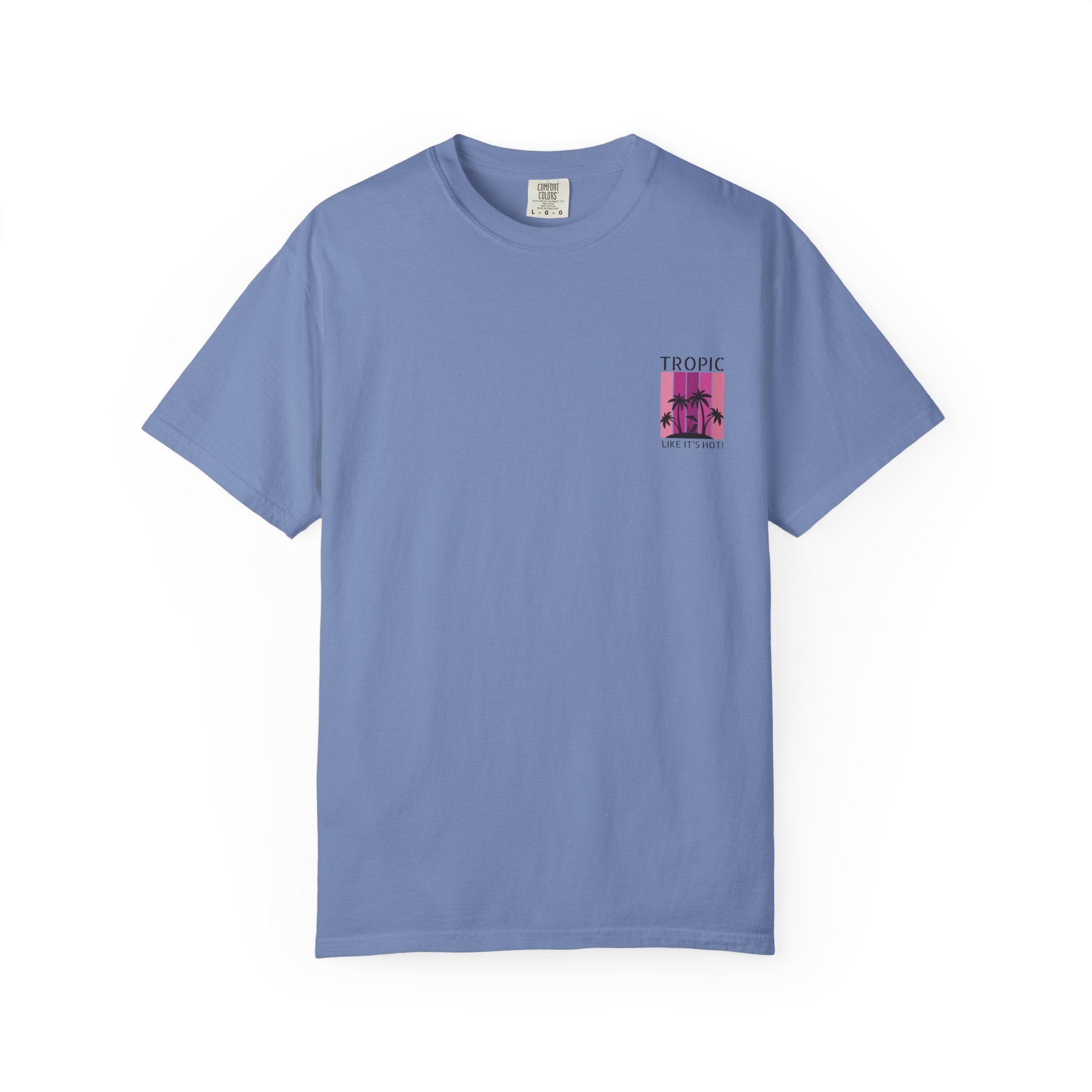 Tropic Panels Relaxed Tee - Hot Summer Pink