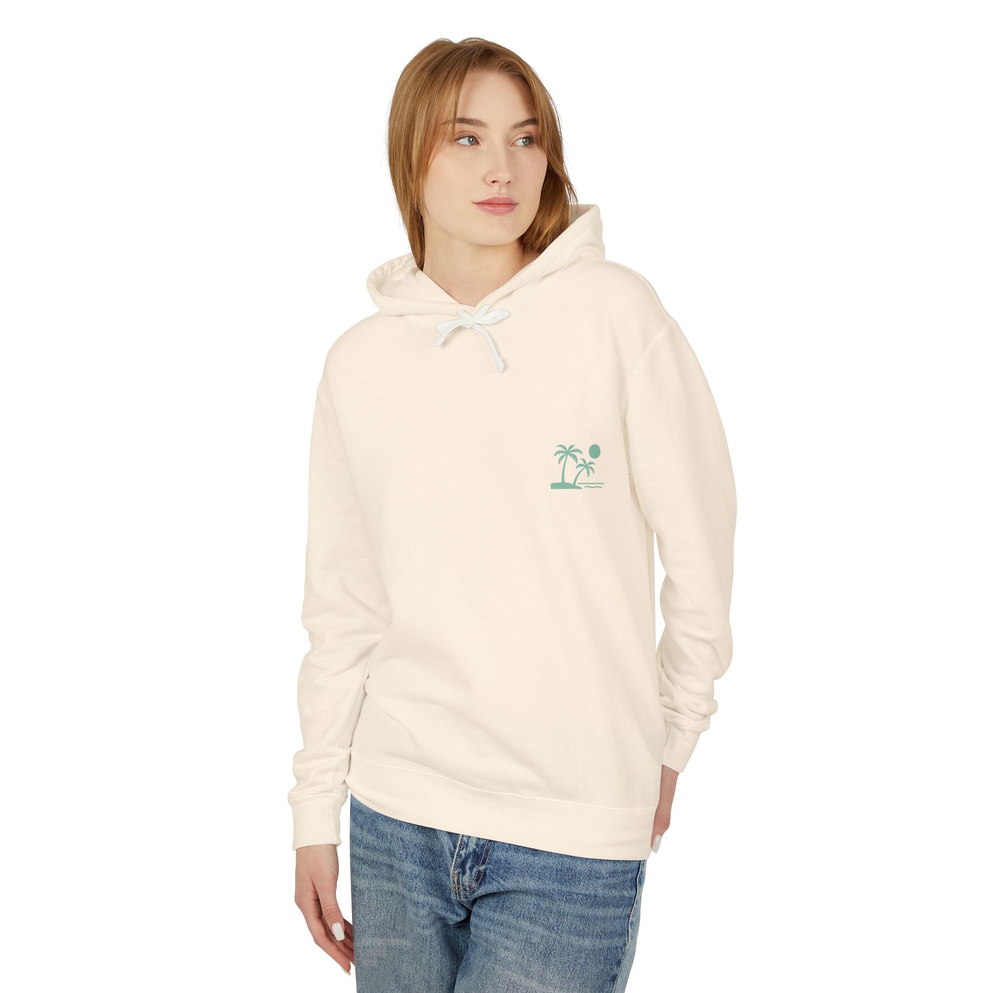 Tropic Beach 'Seas the Day' Hoodie - Seafoam Green