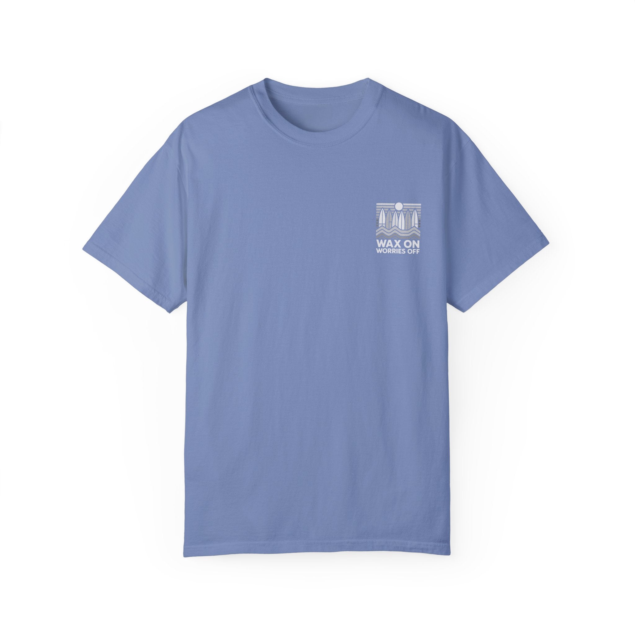 Boards Up 'Wax On' Relaxed Tee - Wave White
