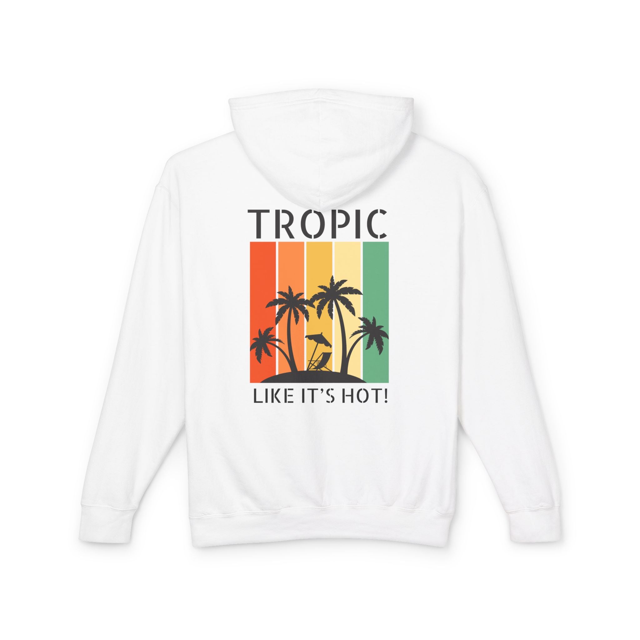 Tropic Panels Hoodie - Rainbow Sunset
