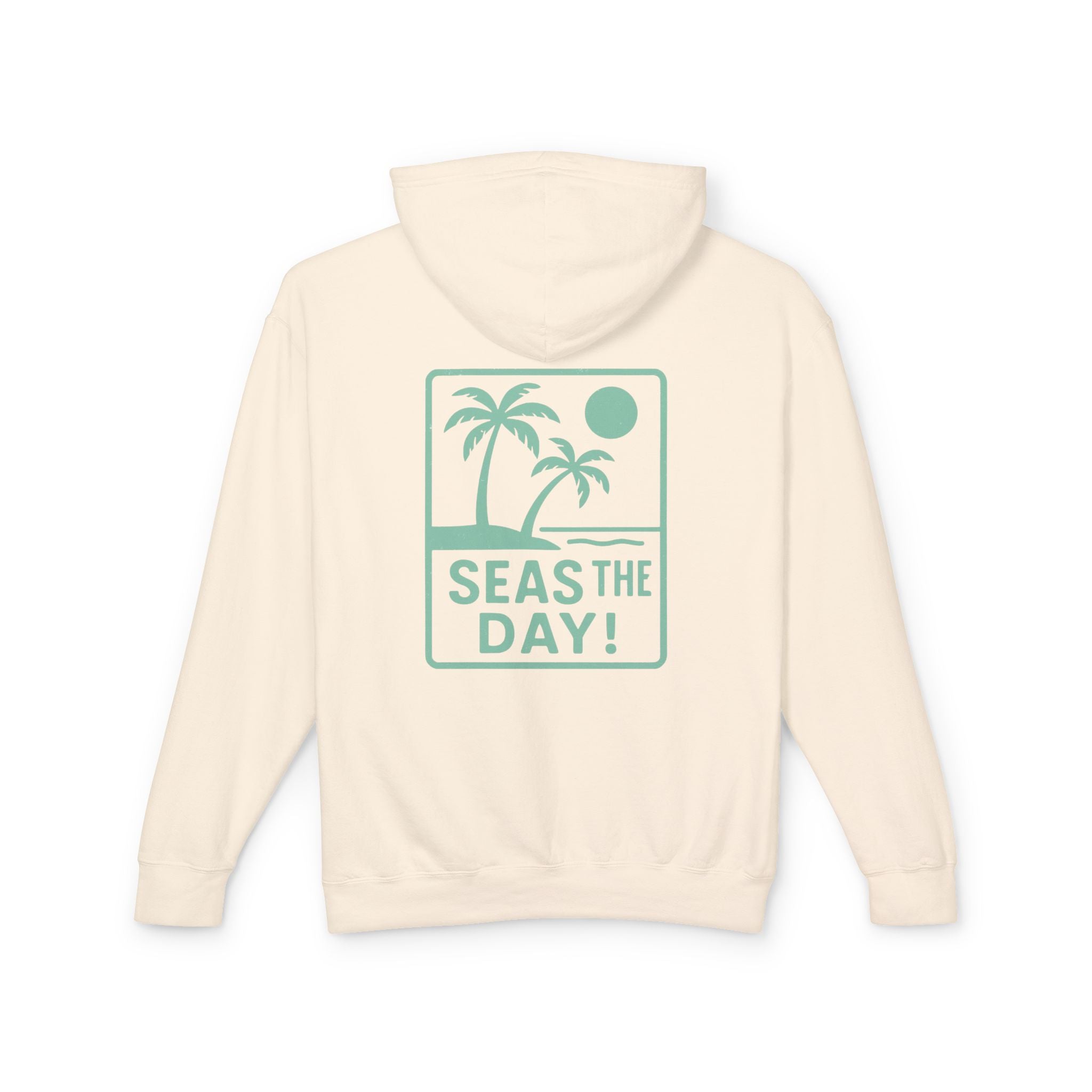 Tropic Beach 'Seas the Day' Hoodie - Seafoam Green