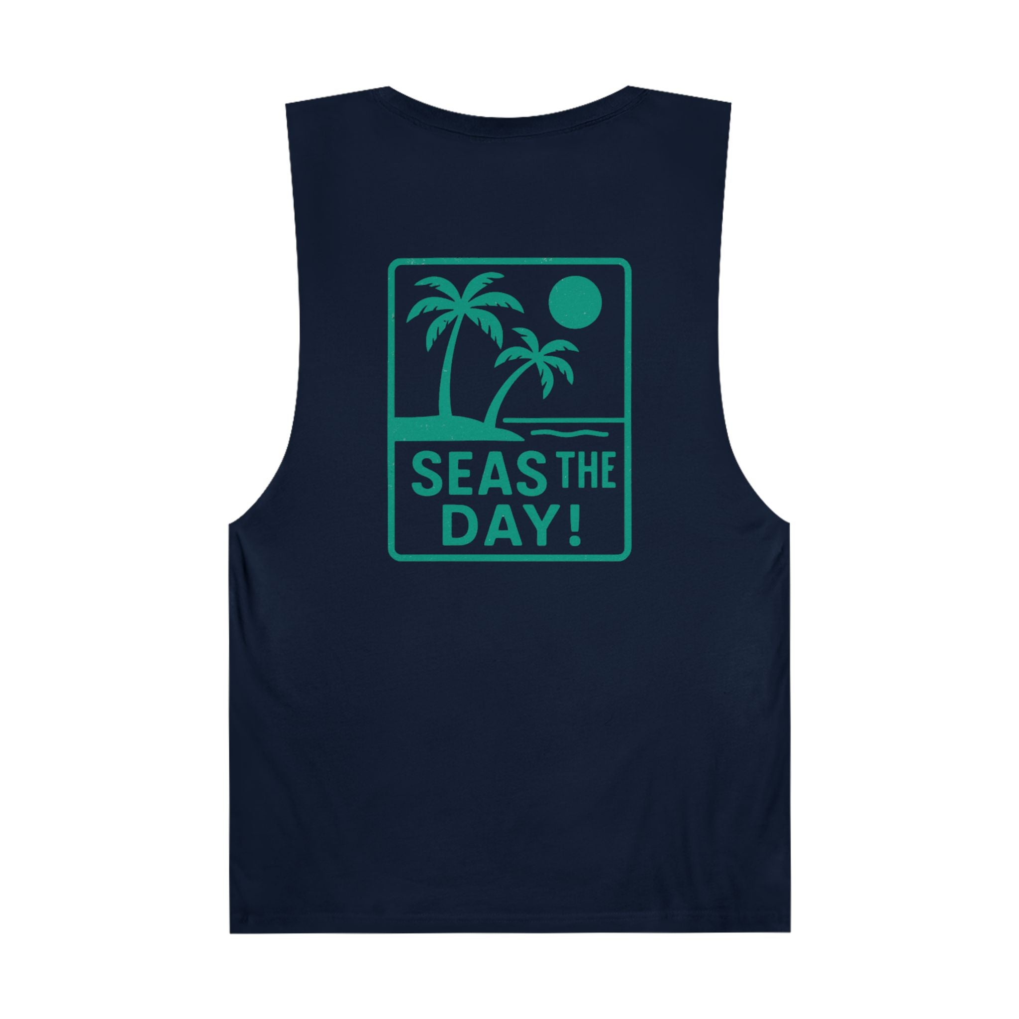 Tropic Beach 'Seas the Day' Chill Tank - Seafoam Green