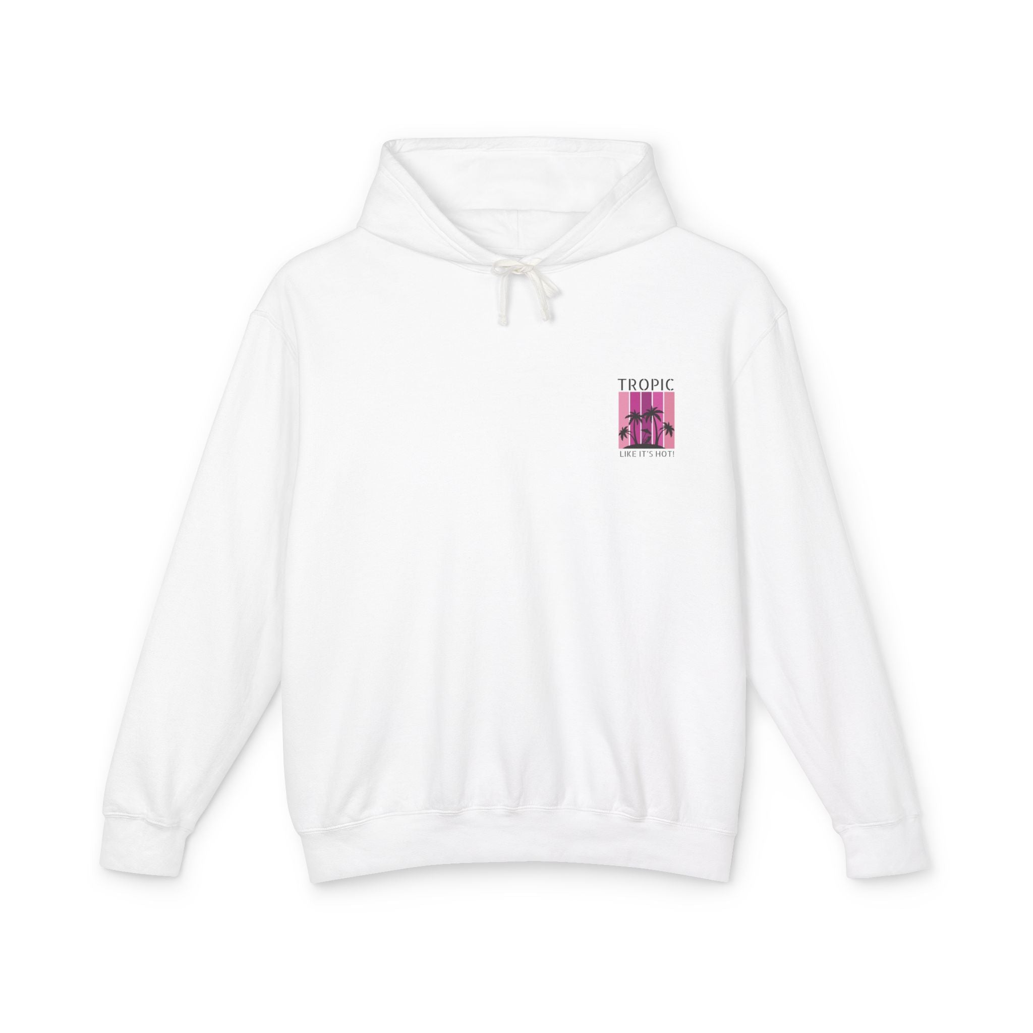 Tropic Panels Hoodie - Hot Summer Pink