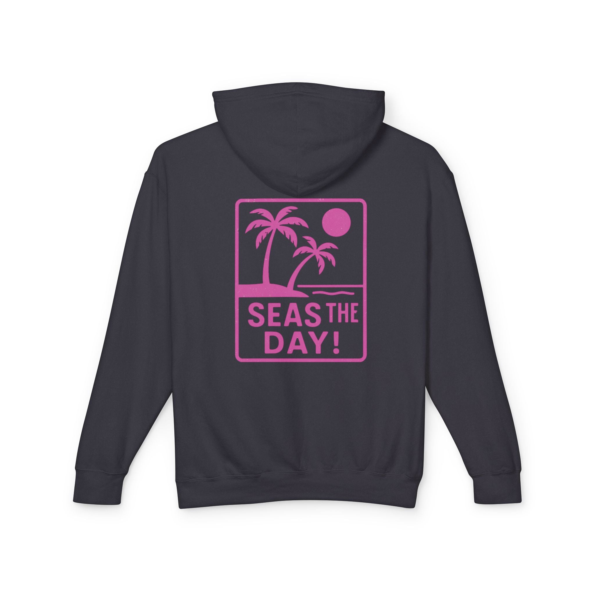 Tropic Beach 'Seas the Day' Hoodie - Hot Summer Pink