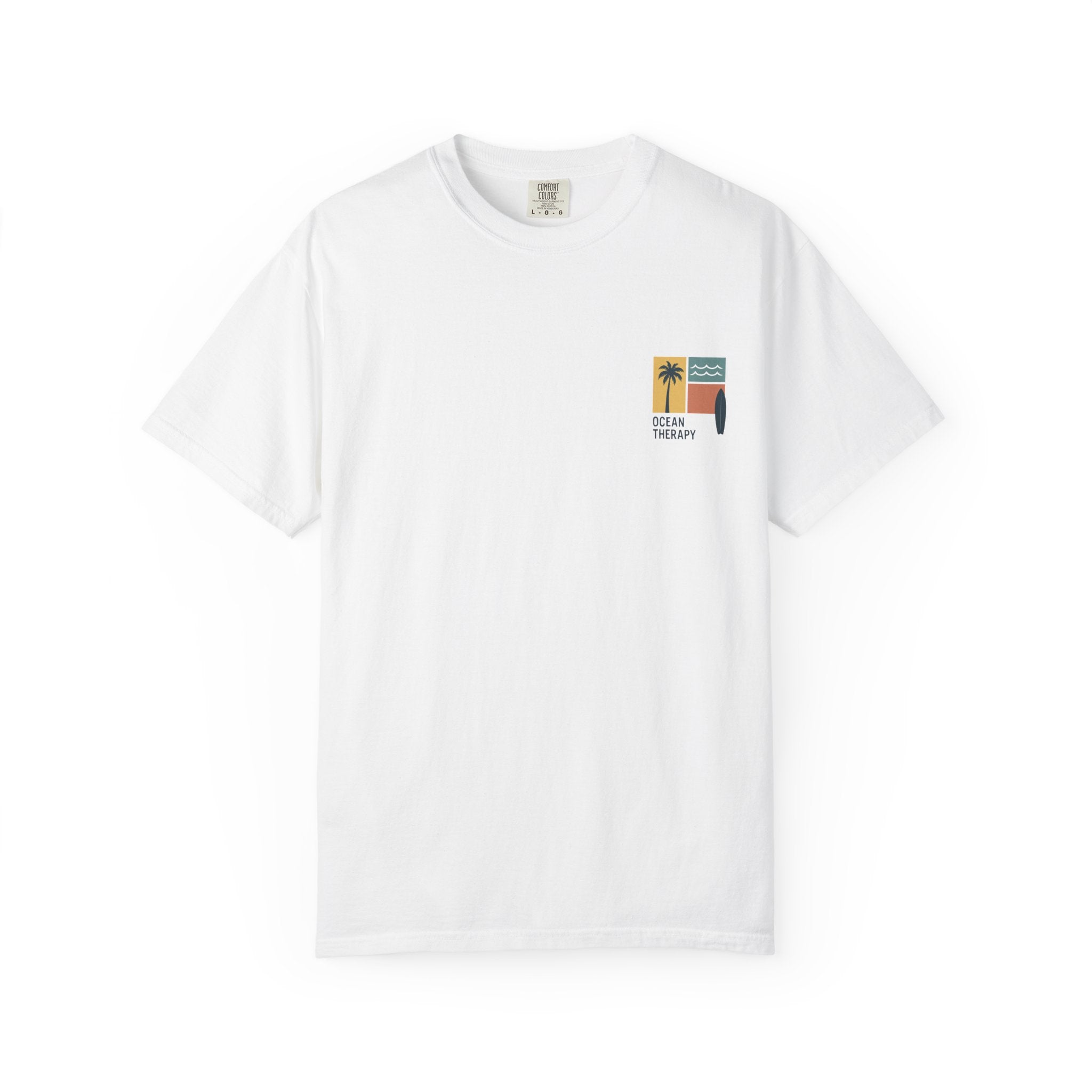 Ocean Therapy Relaxed Tee - Beach Block Golden Hour