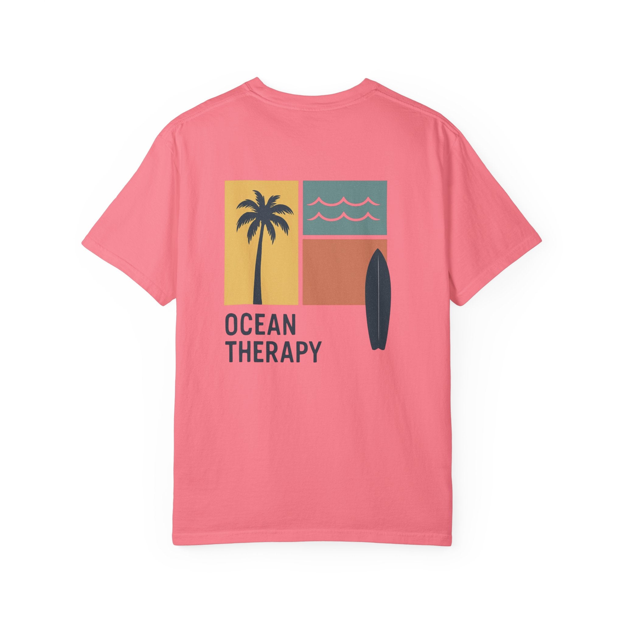 Ocean Therapy Relaxed Tee - Beach Block Golden Hour