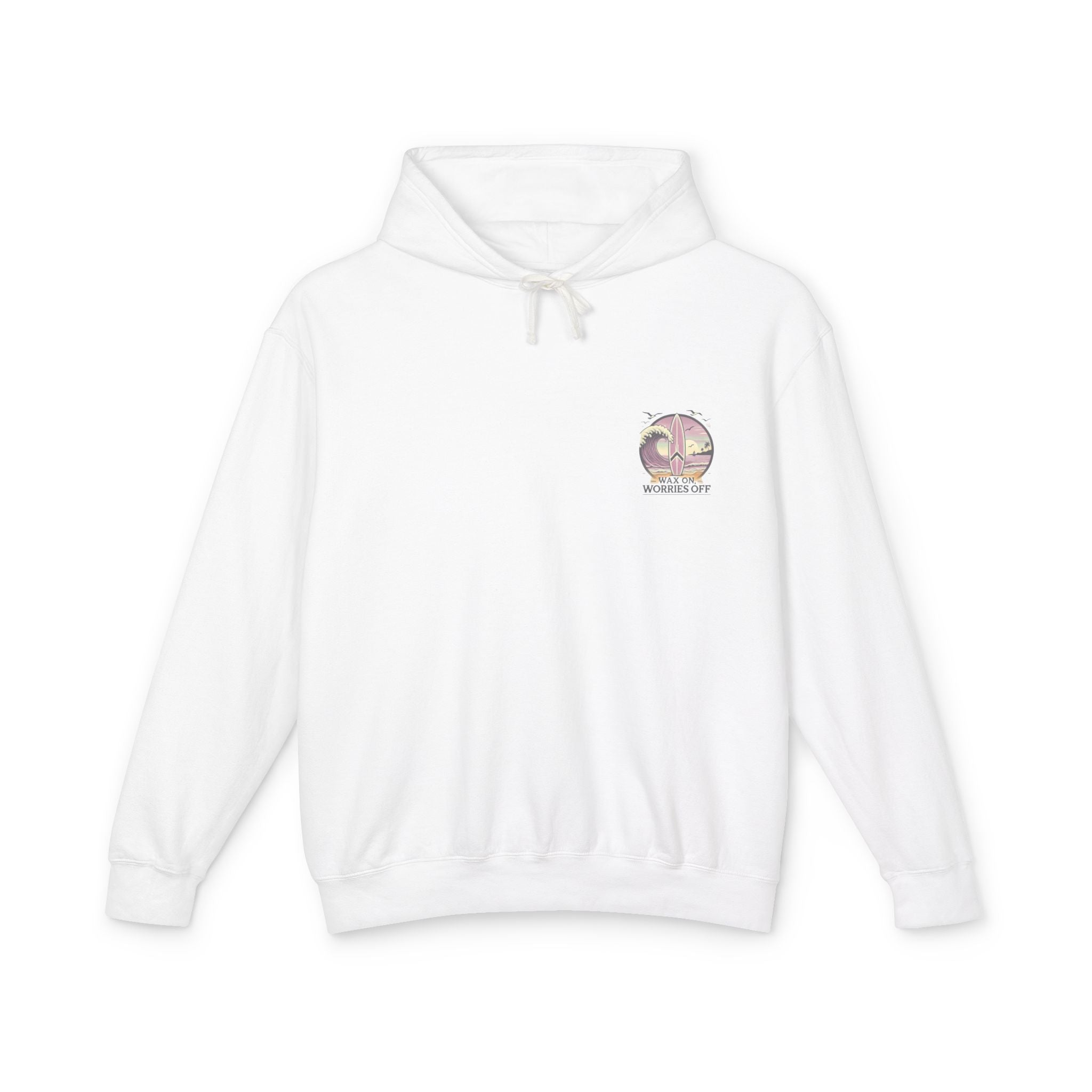 Wave Crest 'Wax On' Hoodie - Clamshell Pink