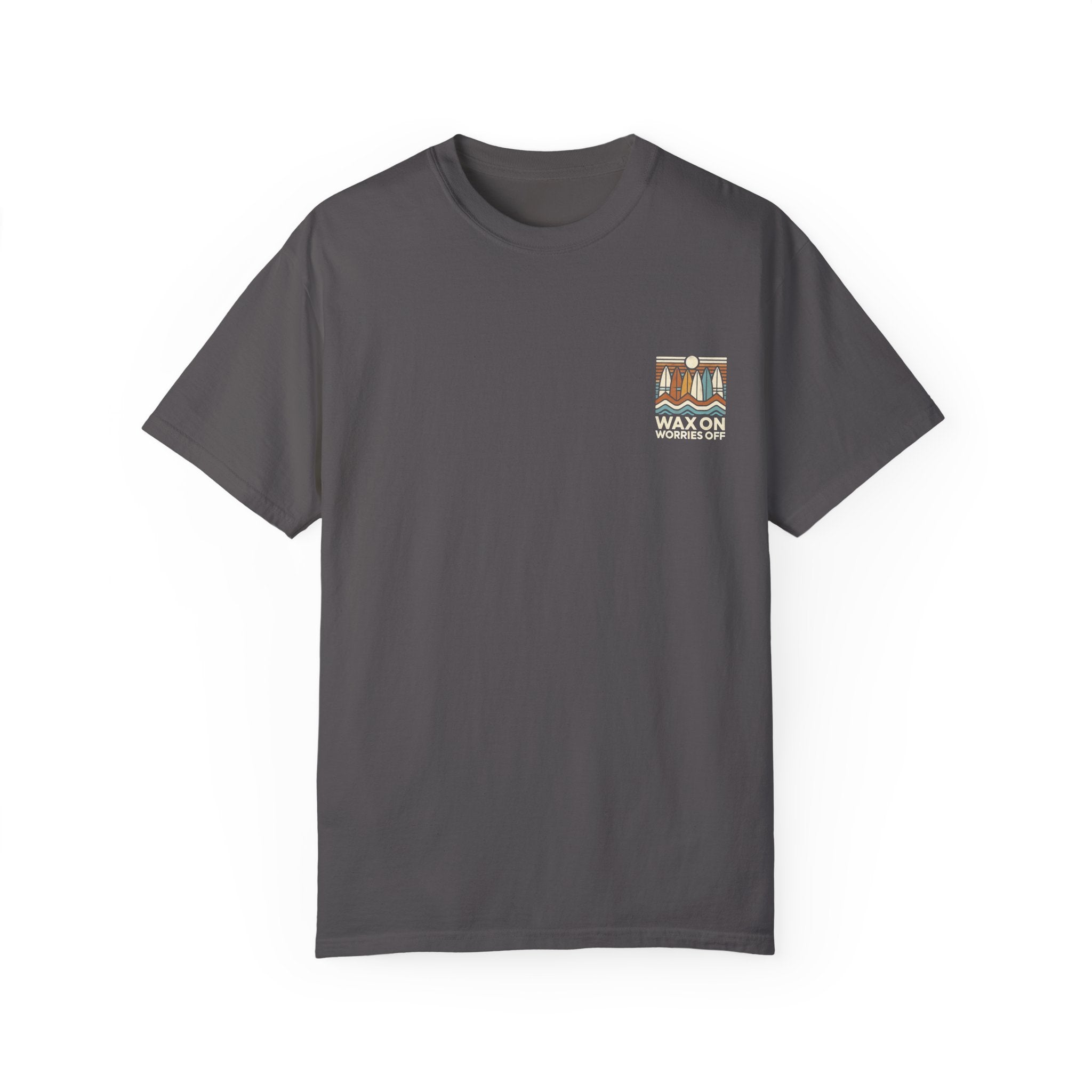 Boards Up 'Wax On' Relaxed Tee - Sand & Sky