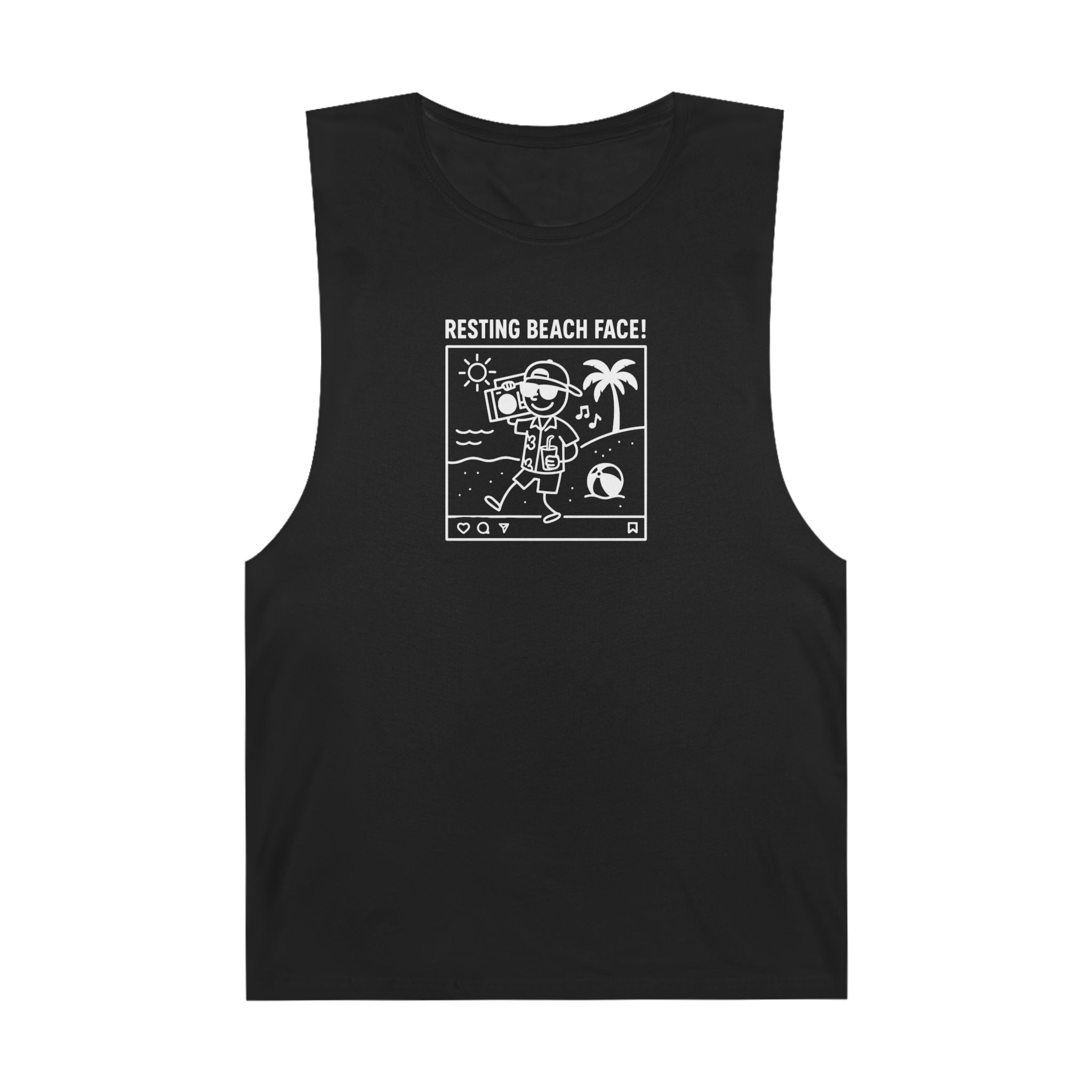 Resting Beach Face! Chill Tank - Boombox