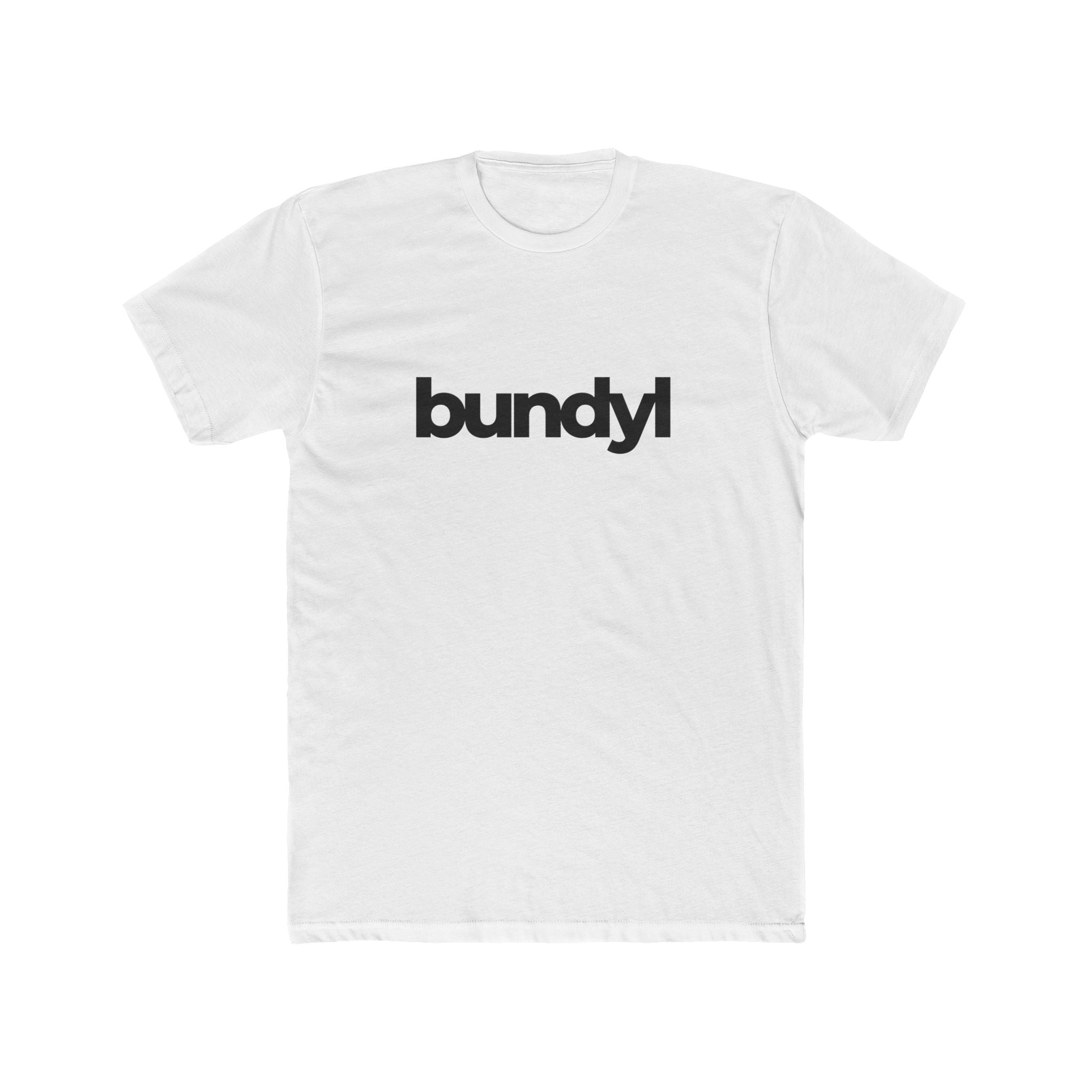bundyl Logo Fitted Tee - White & Black