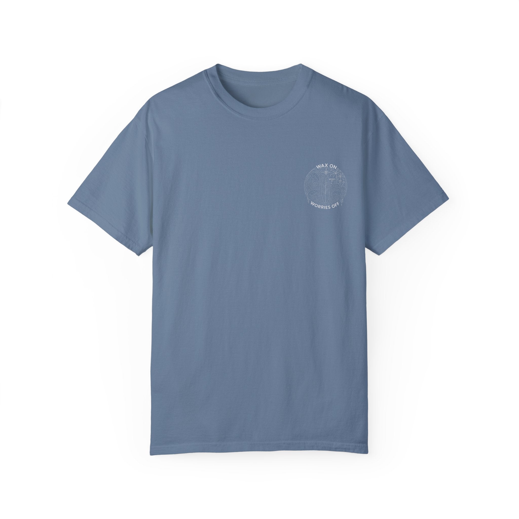 Vintage 'Wax On' Relaxed Tee - Pencil White