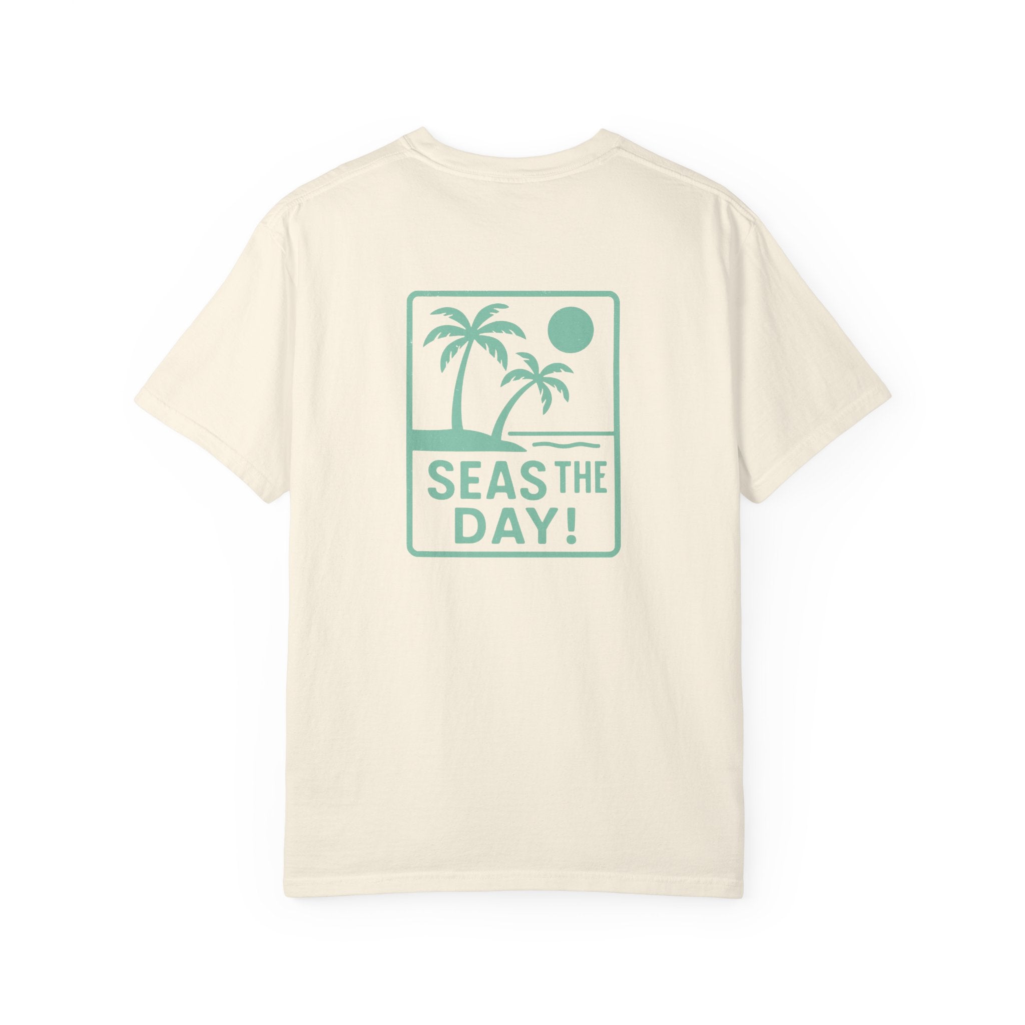Tropic Beach 'Seas the Day' Relaxed Tee - Seafoam Green