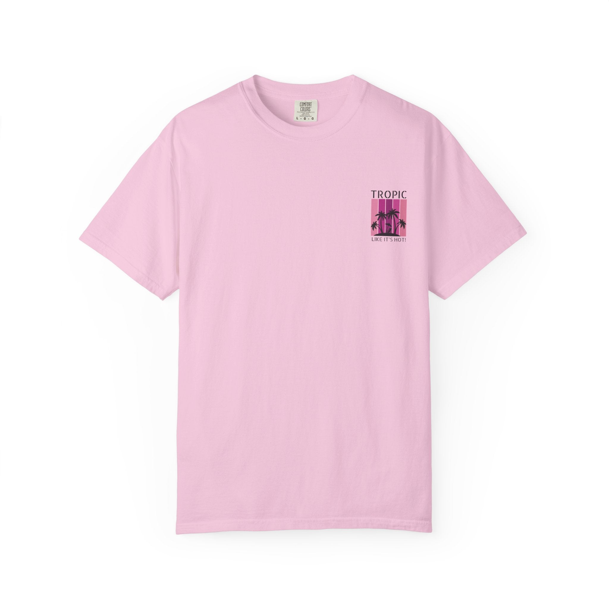 Tropic Panels Relaxed Tee - Hot Summer Pink
