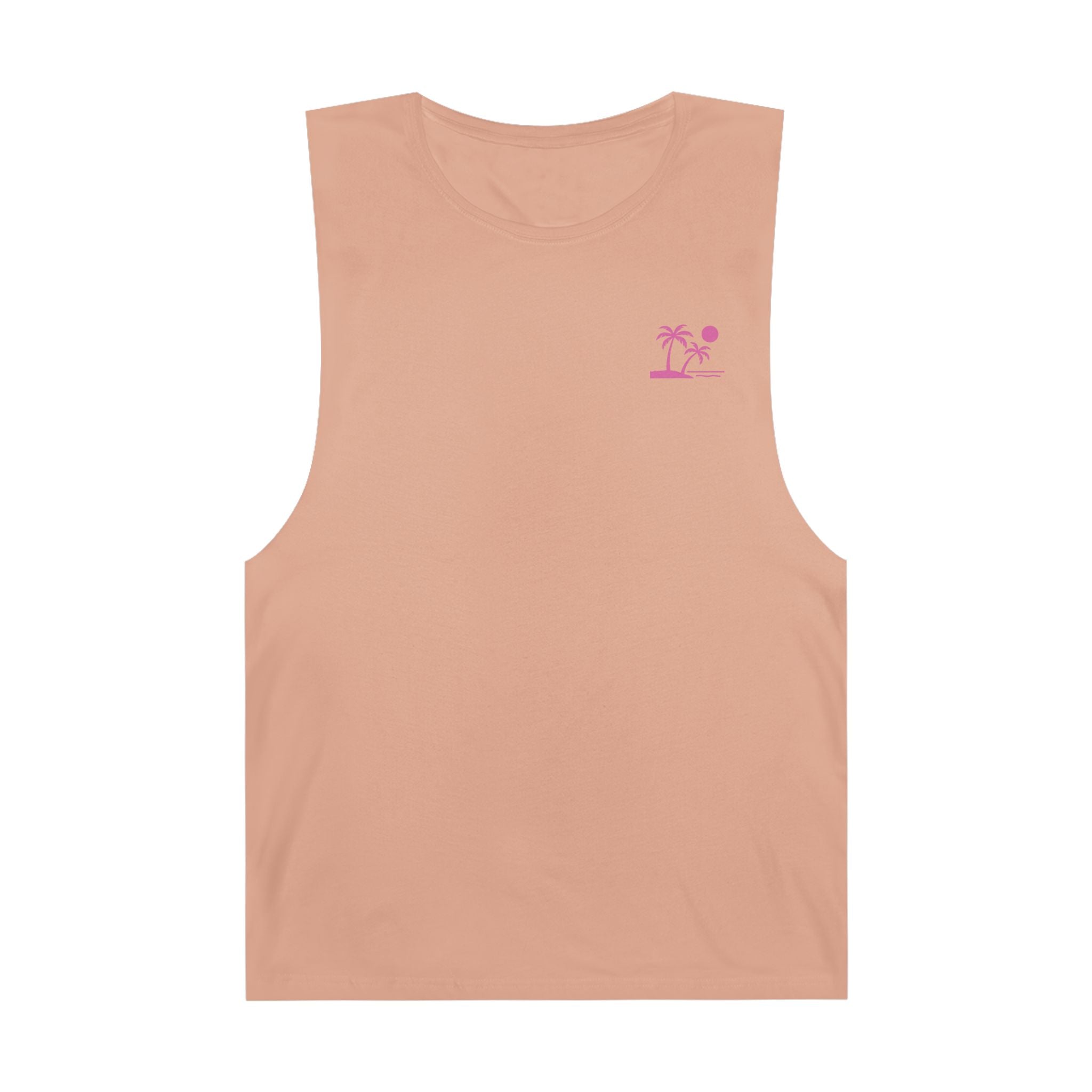 Tropic Beach 'Seas the Day' Chill Tank - Hot Summer Pink