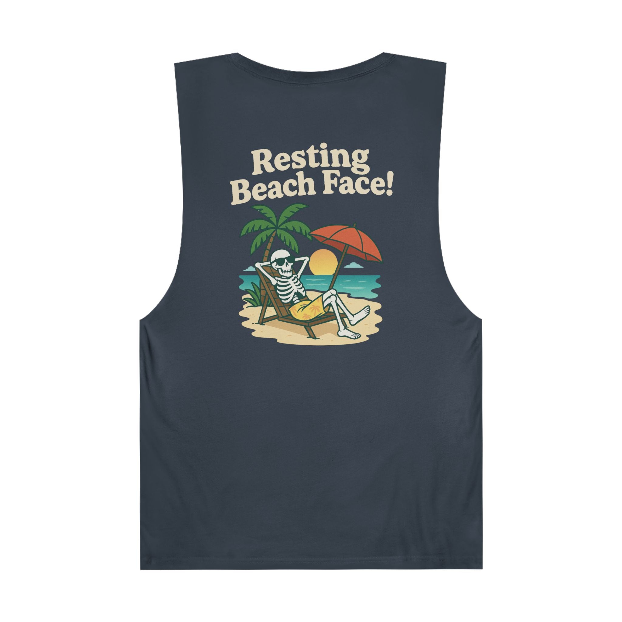 Skully 'Resting Beach Face' Chill Tank