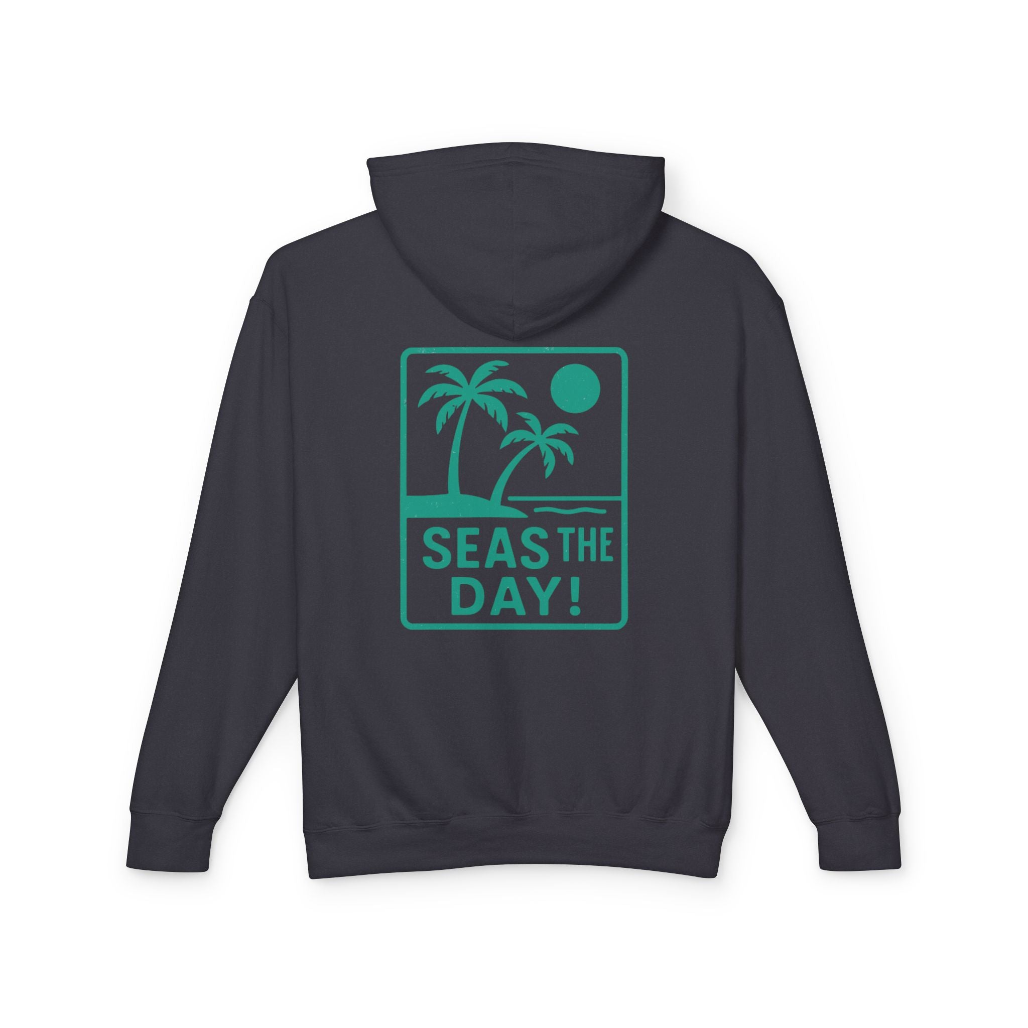 Tropic Beach 'Seas the Day' Hoodie - Seafoam Green