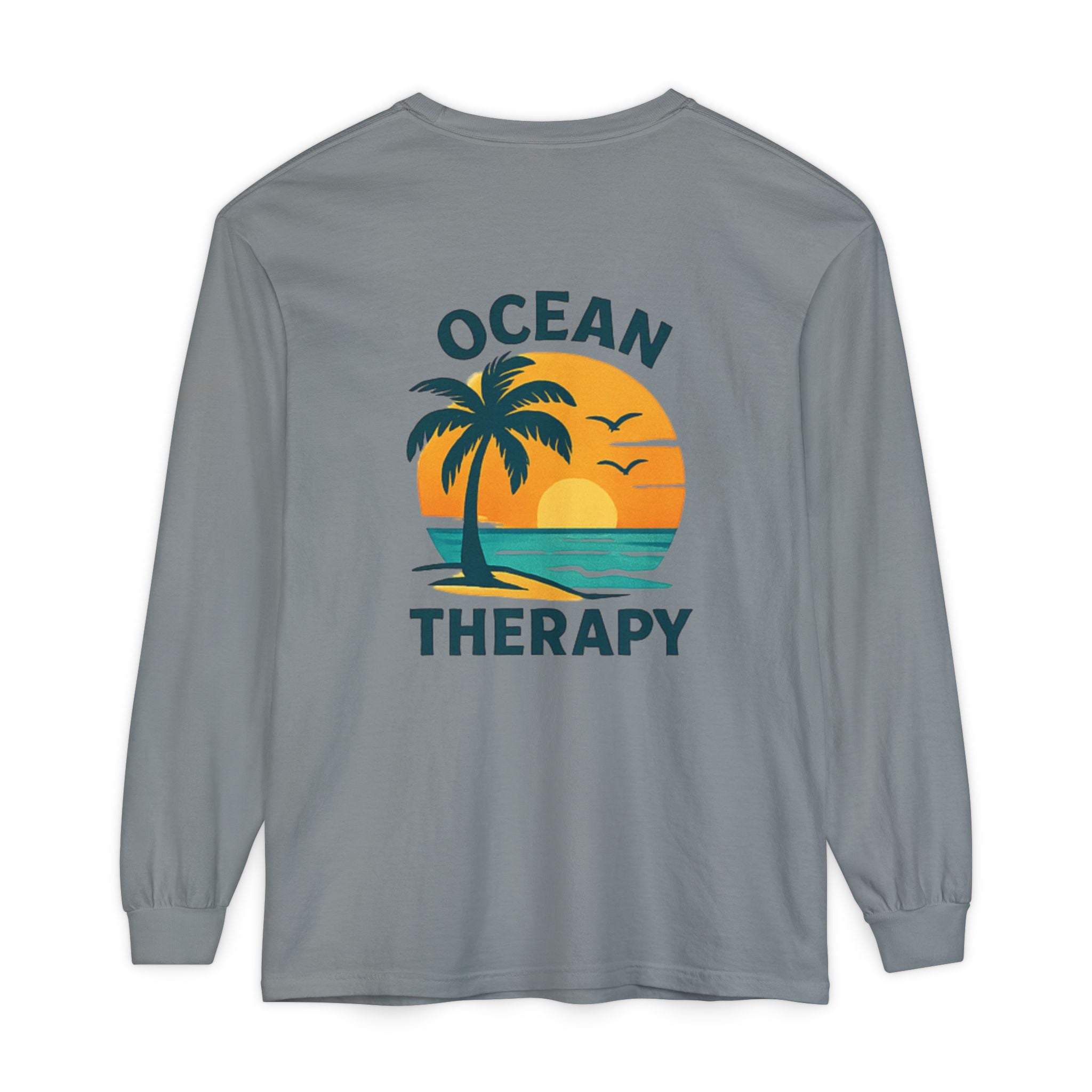 Ocean Therapy Long Sleeve Tee - Sand & Sea