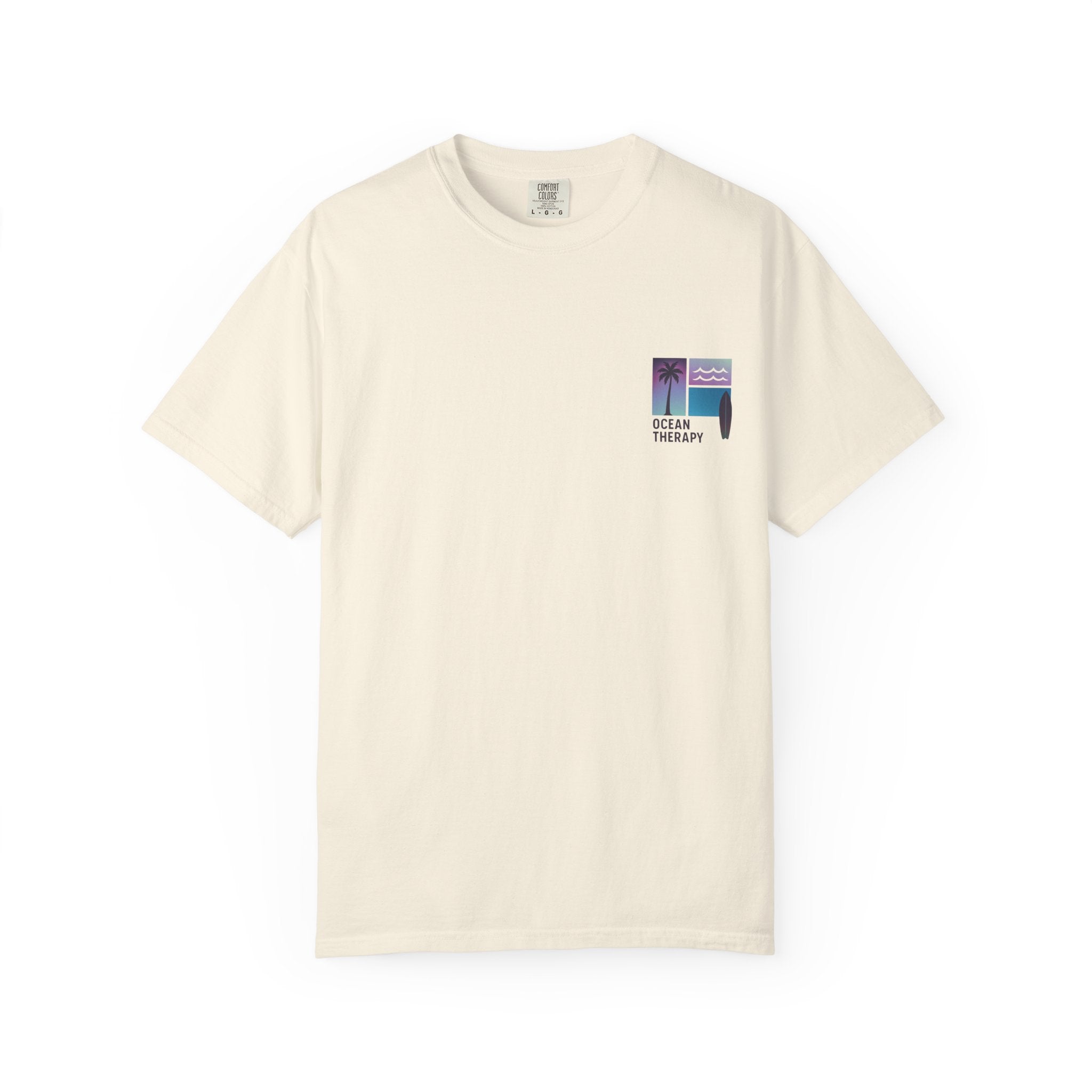 Ocean Therapy Relaxed Tee - Beach Block Purple